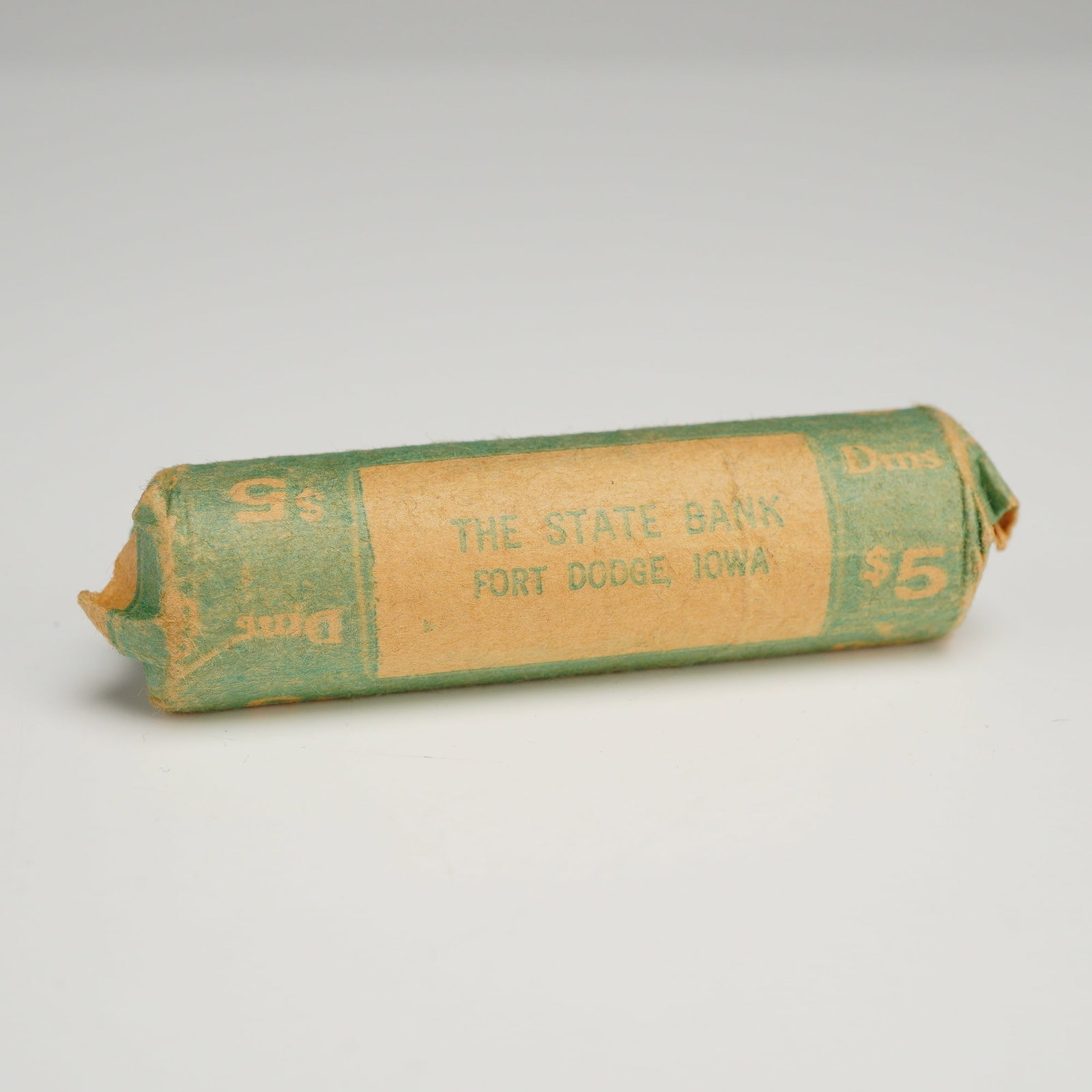 1 Roll of US $5.00 Bank Roll of 50 Mixed Date Dimes (1 of 3)
