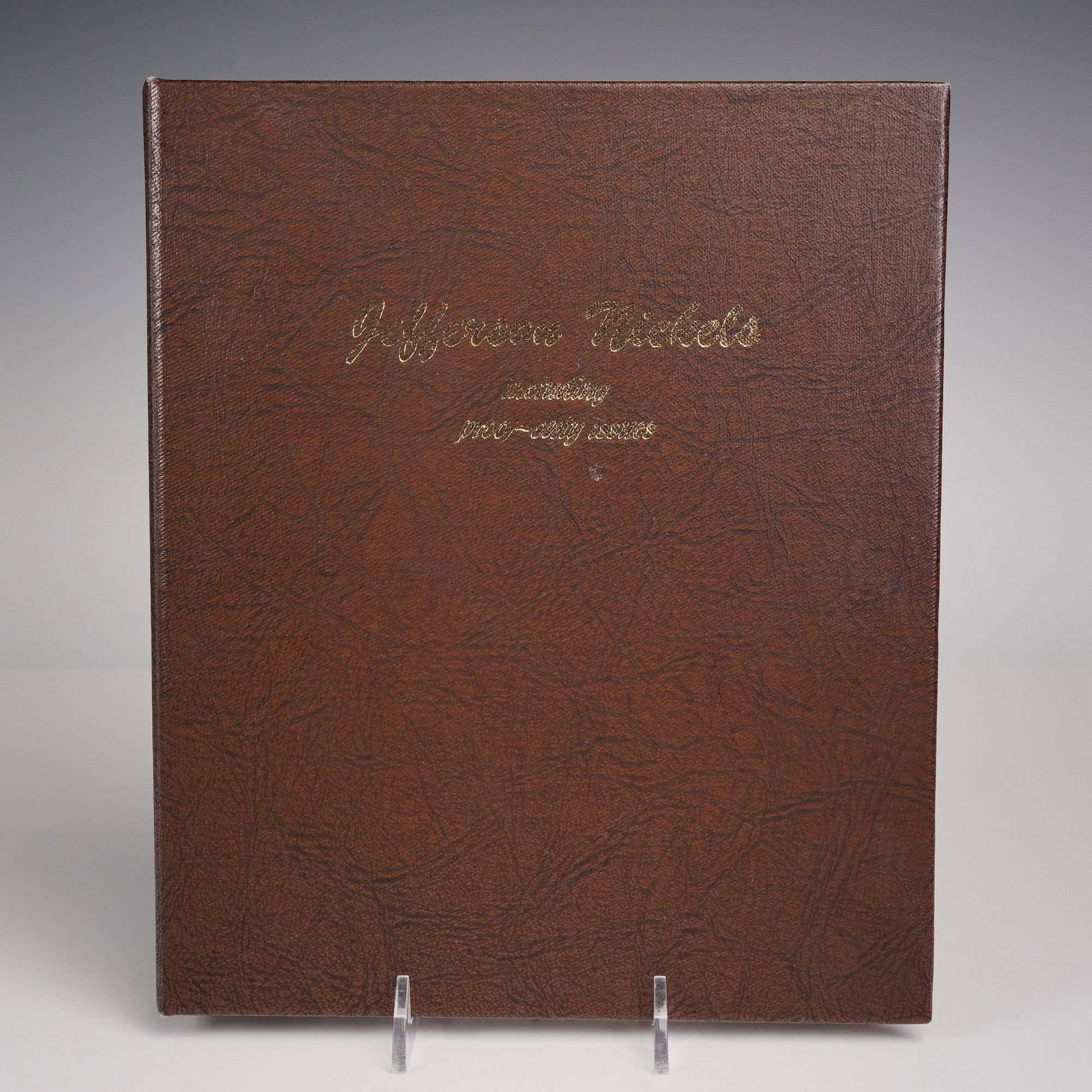 1938 - 2002 Dansco Jefferson Nickels Coin Collection Album: Comprehensive Jefferson nickel collection housed in an official Dansco album, spanning from 1938 through 2002 and including proof-only issues. The set features coins minted in Denver (D), San