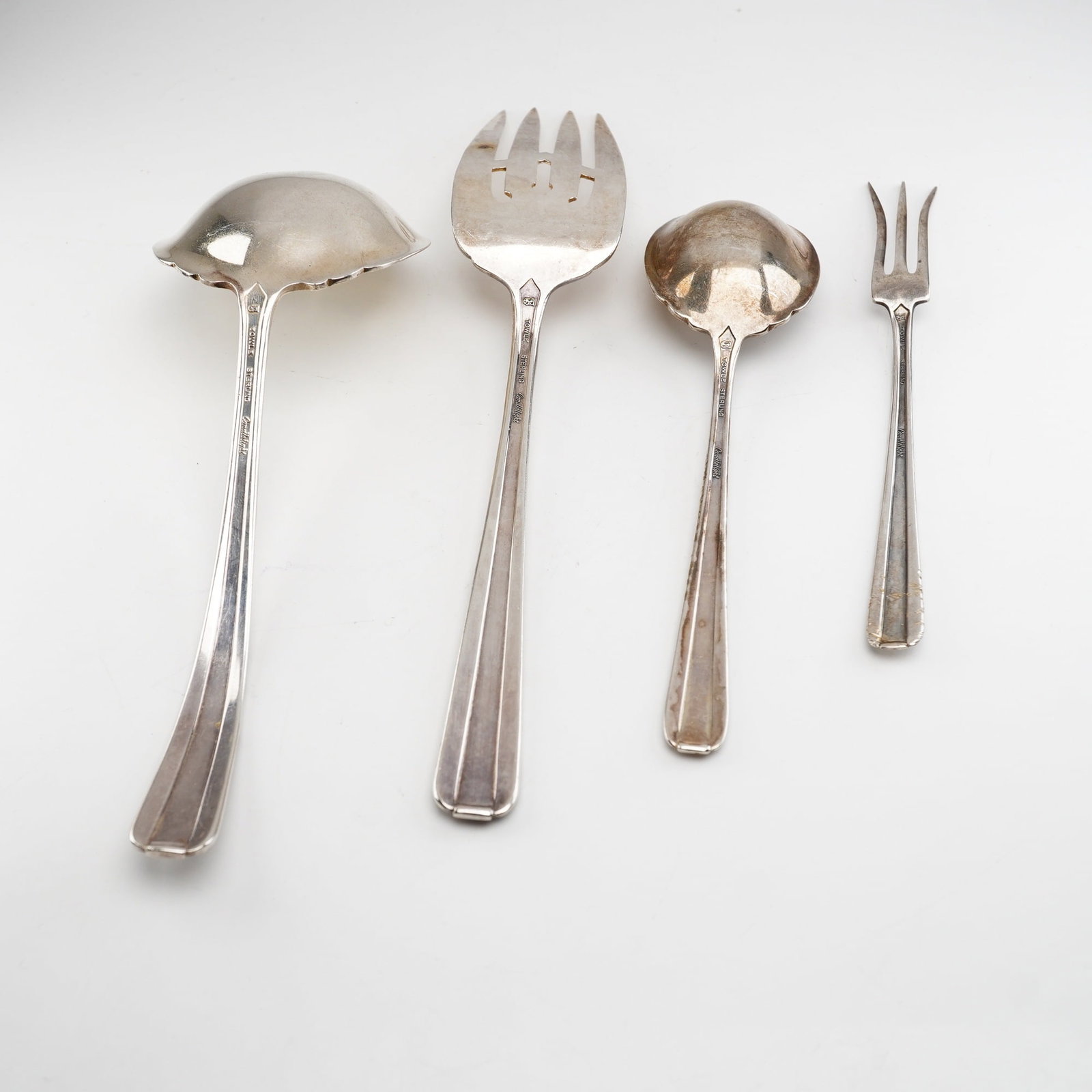 4pc Towle Candlelight Sterling Silver Flatware Set - 2