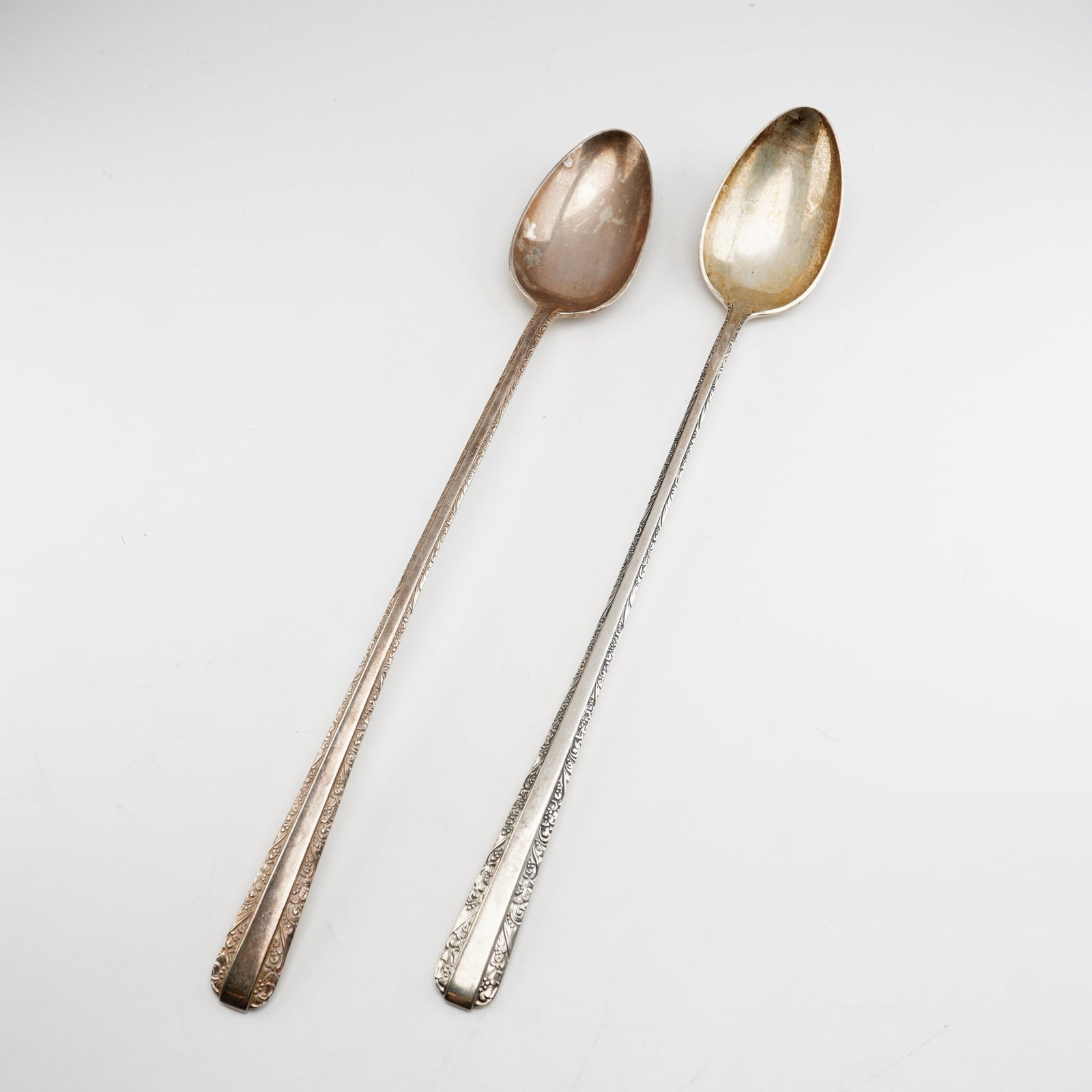 2pc Towle Candlelight Sterling Silver Iced Tea Spoons (1 of 4)