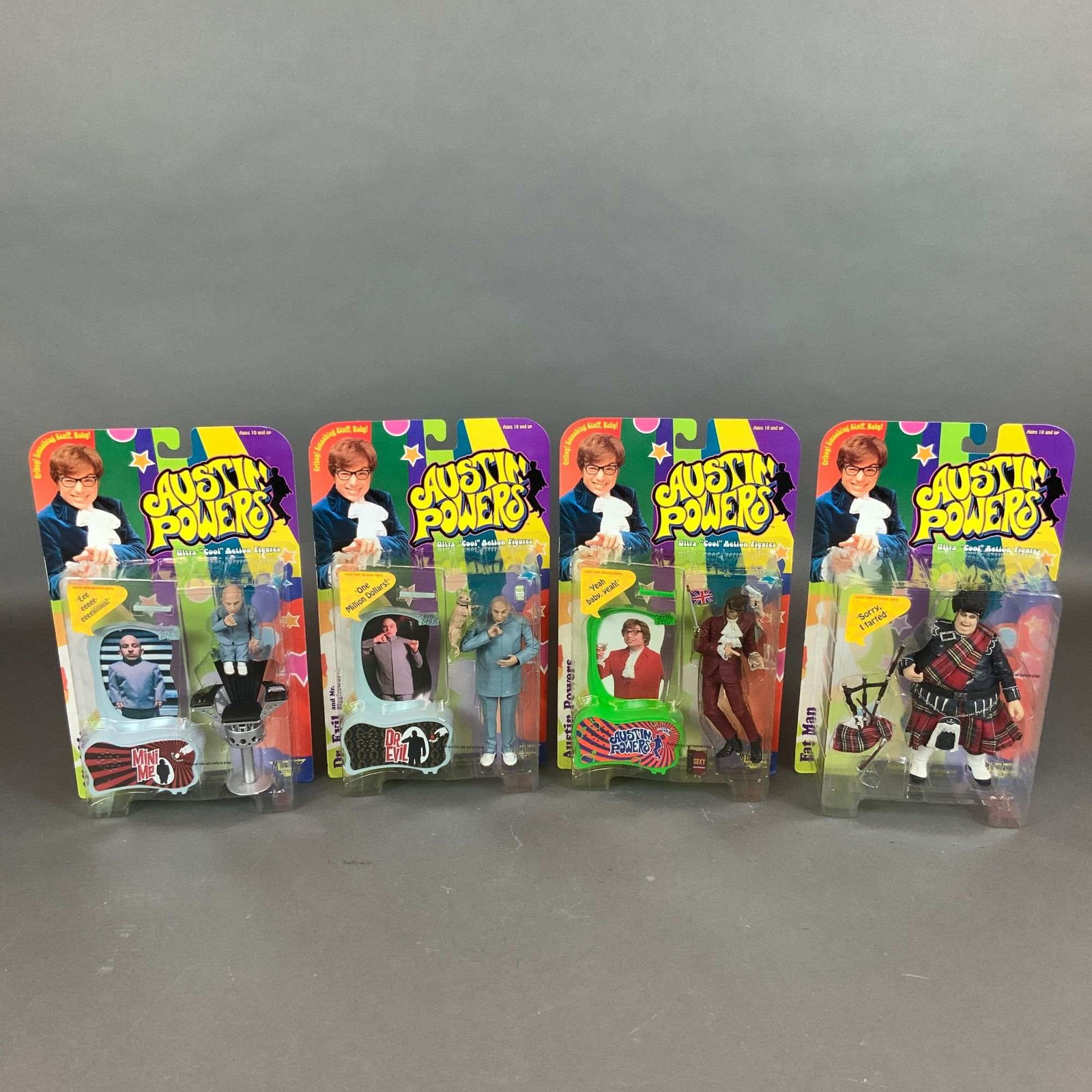 Set of 4 McFarlane Toys Action Figures, Austin Powers (1 of 3)