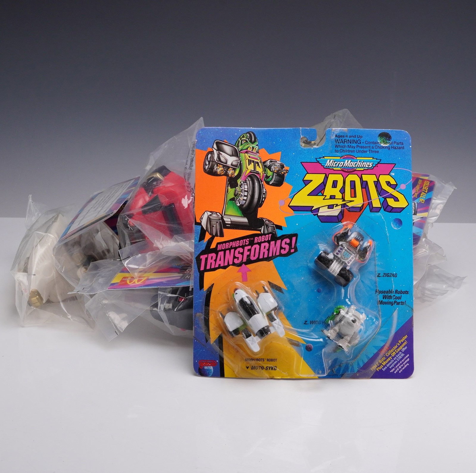 8pc McDonald's Power Rangers The Movie Toys and 1 Galoob Micro Machines Z-Bots (1 of 4)