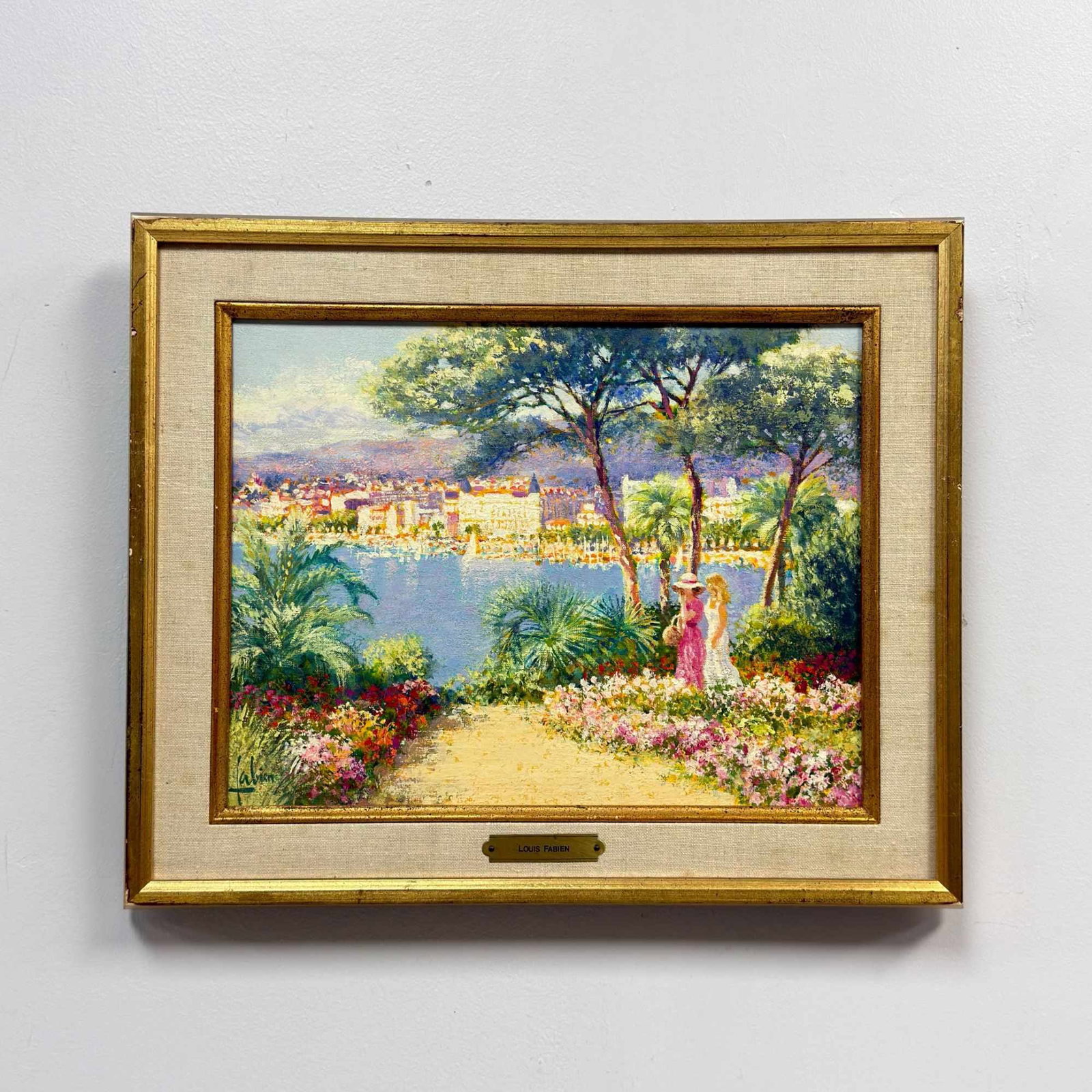 Louis Fabien (French, 1924-2016), French Riviera Coastal Scene, Oil on Canvas (1 of 5)