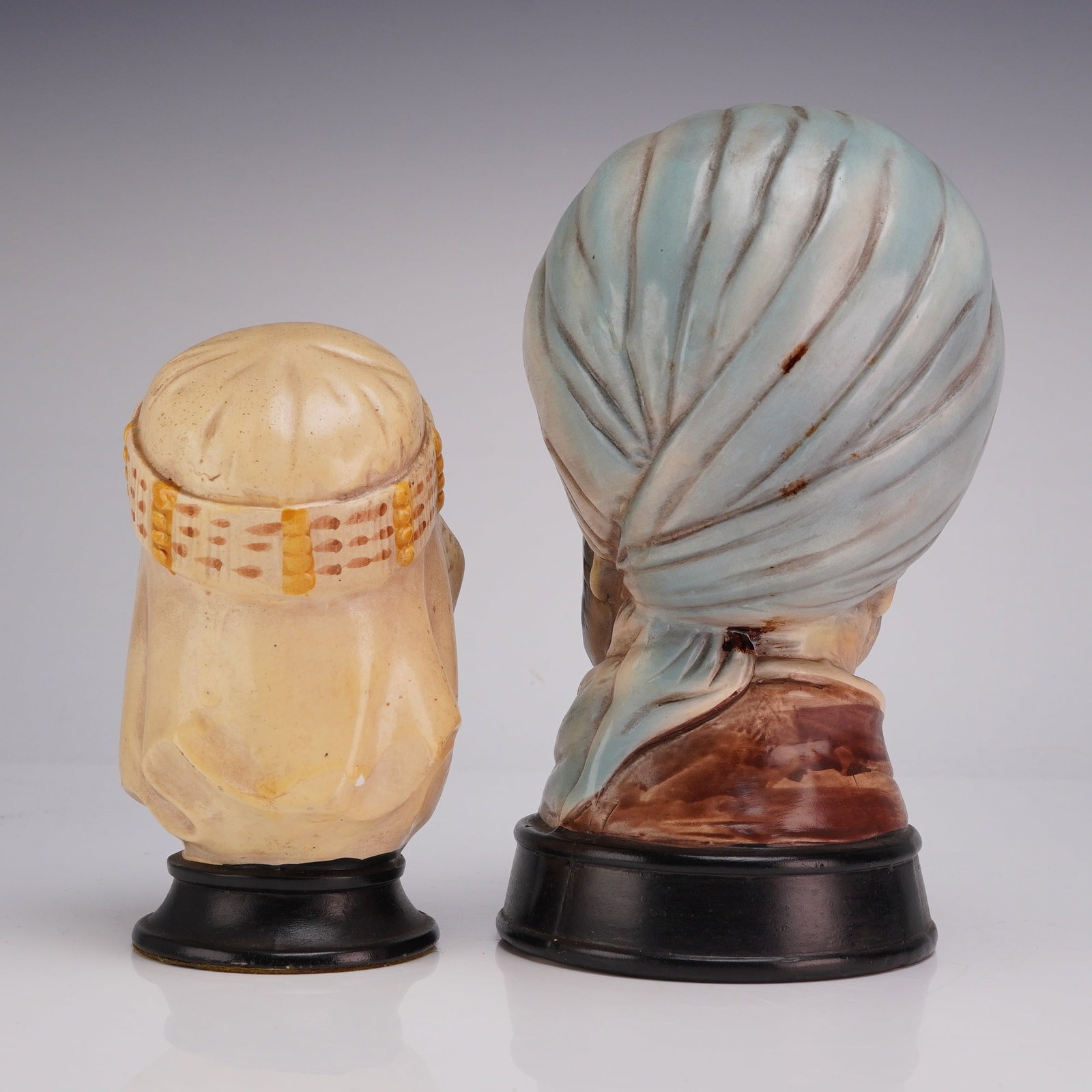 Two Gift Ideas Creation Ceramic Middle Eastern Men Bust - 2