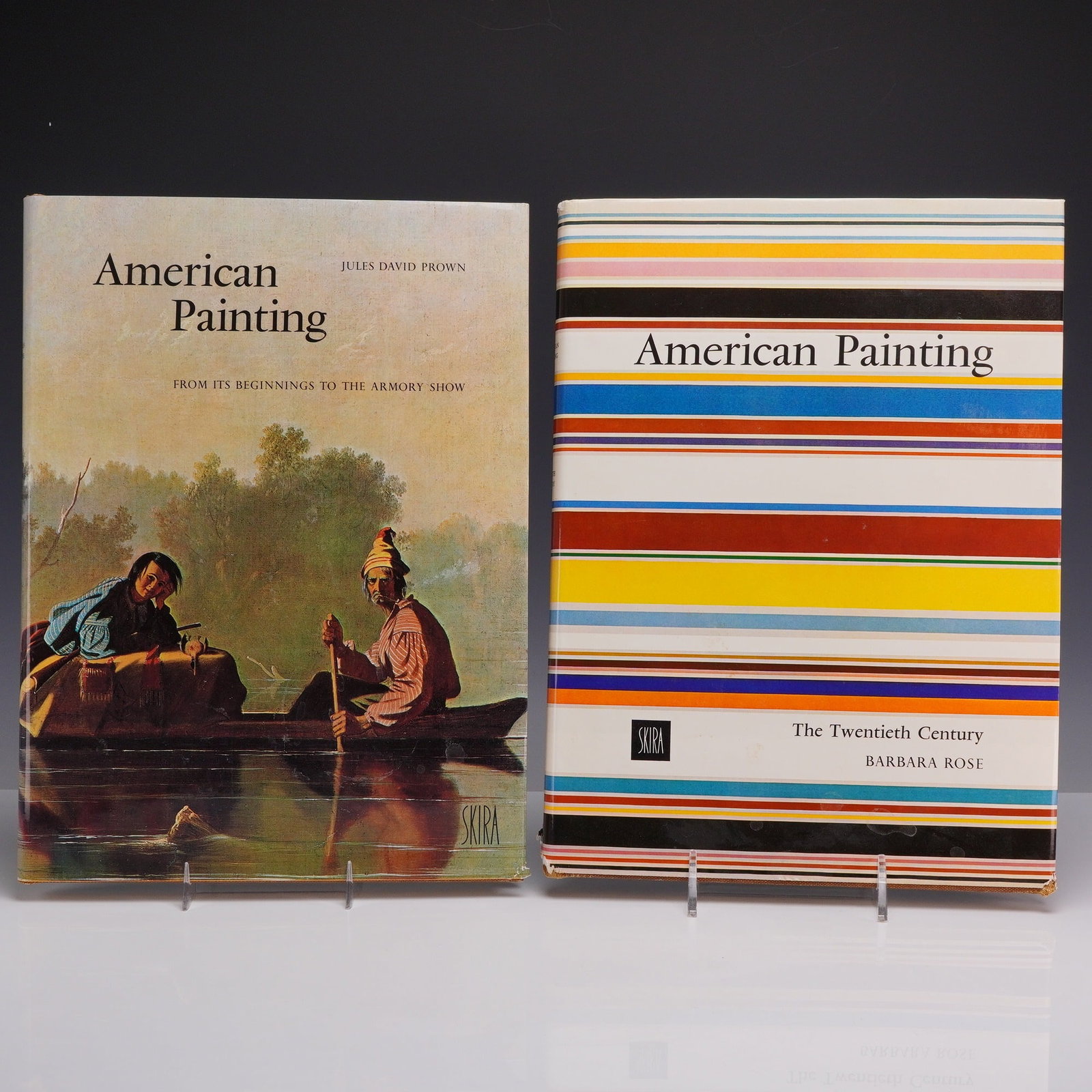 Two American Painting Hardcover Books. Prown, Jules David and Barbara Rose, Skira 1969 (1 of 4)