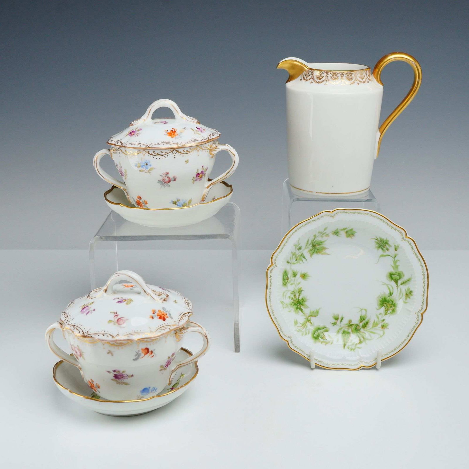 6pc Collection of Limoges and German Porcelain Tableware (1 of 3)