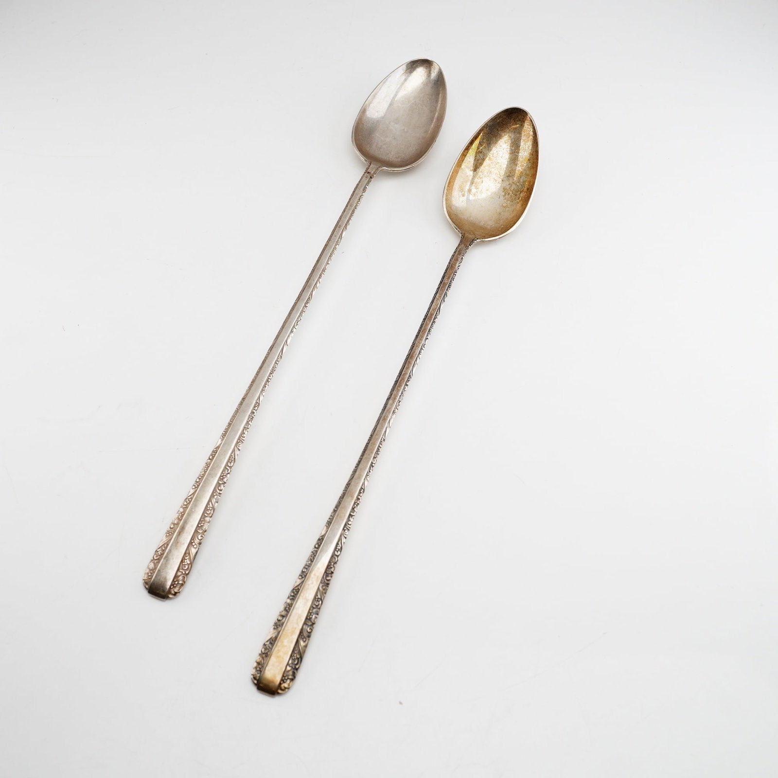 2pc Towle Candlelight Sterling Silver Iced Tea Spoons (1 of 4)