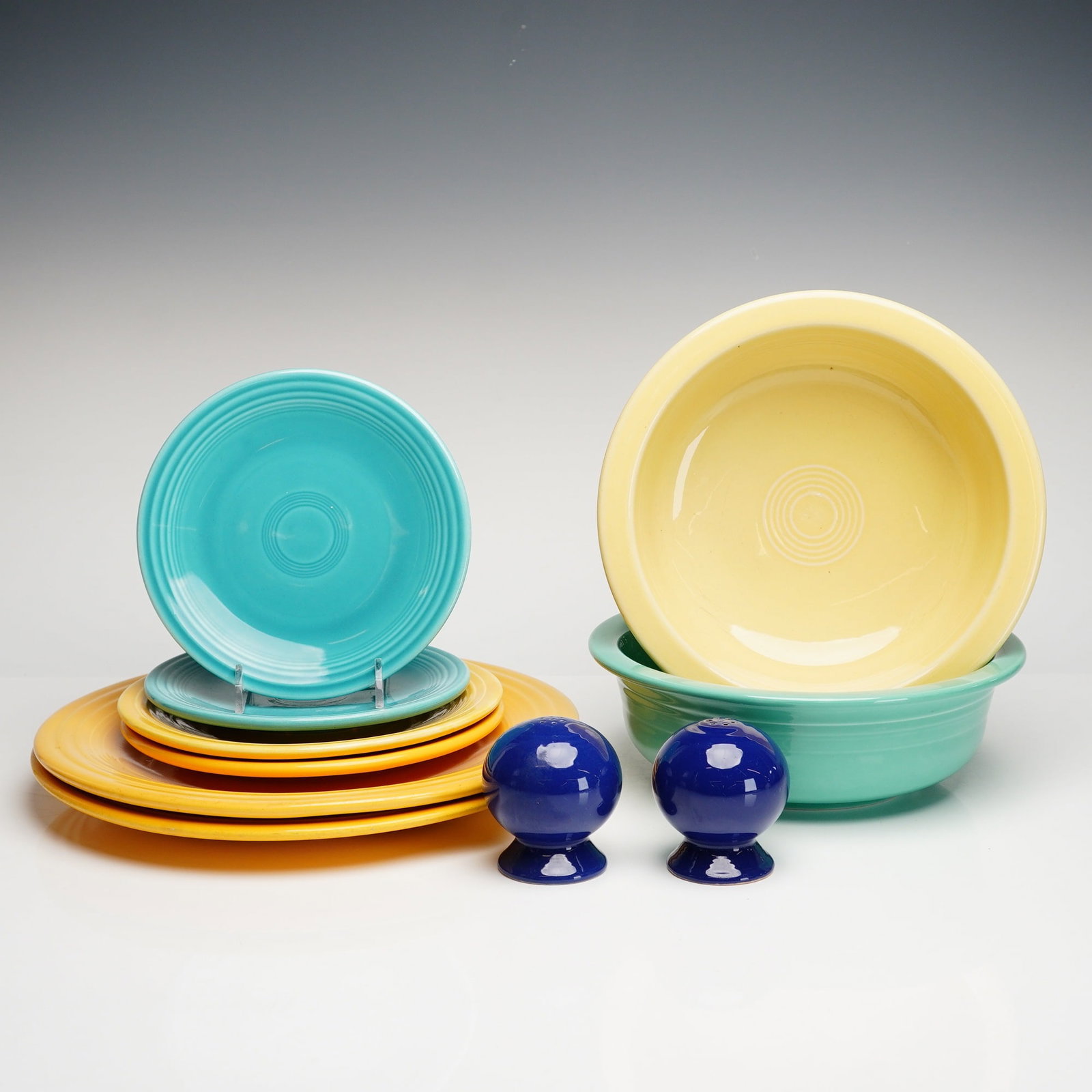 10pc Homer Laughlin Fiesta Glazed Ceramic Tableware Collection (1 of 3)