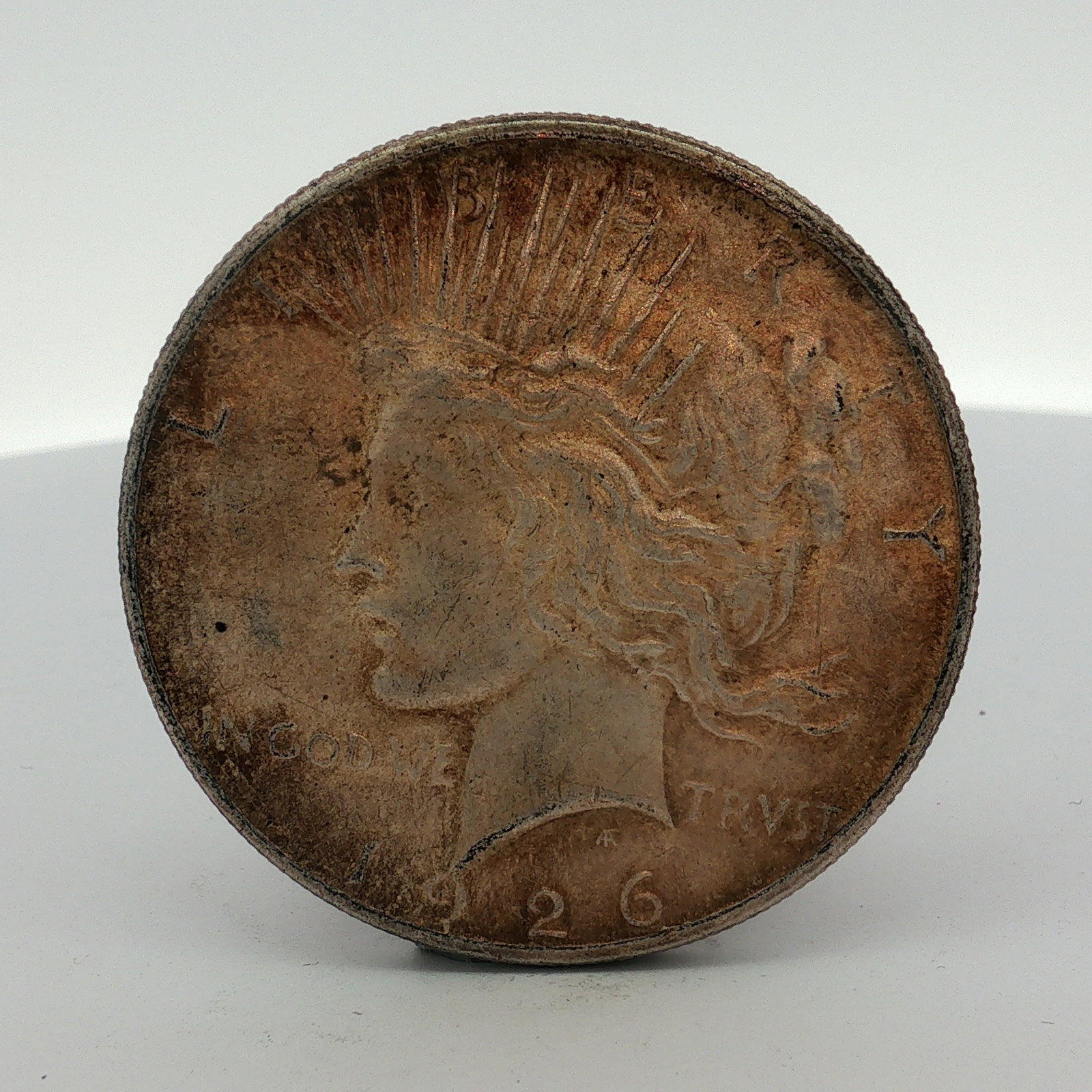 1926 US Silver Peace Dollar (1 of 2)