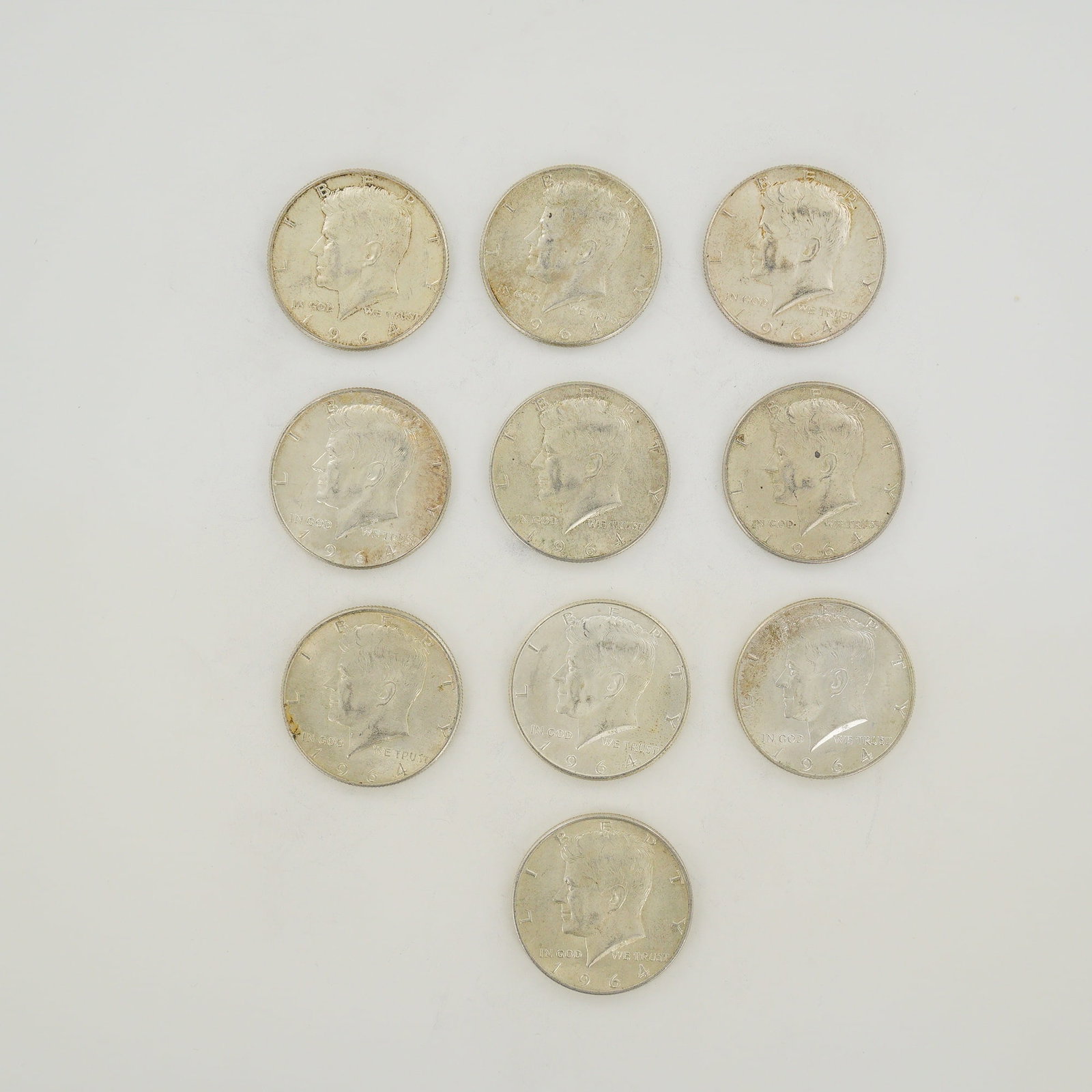 A Group of US 1964 Kennedy Half Dollars $5.00 Face Value (1 of 2)