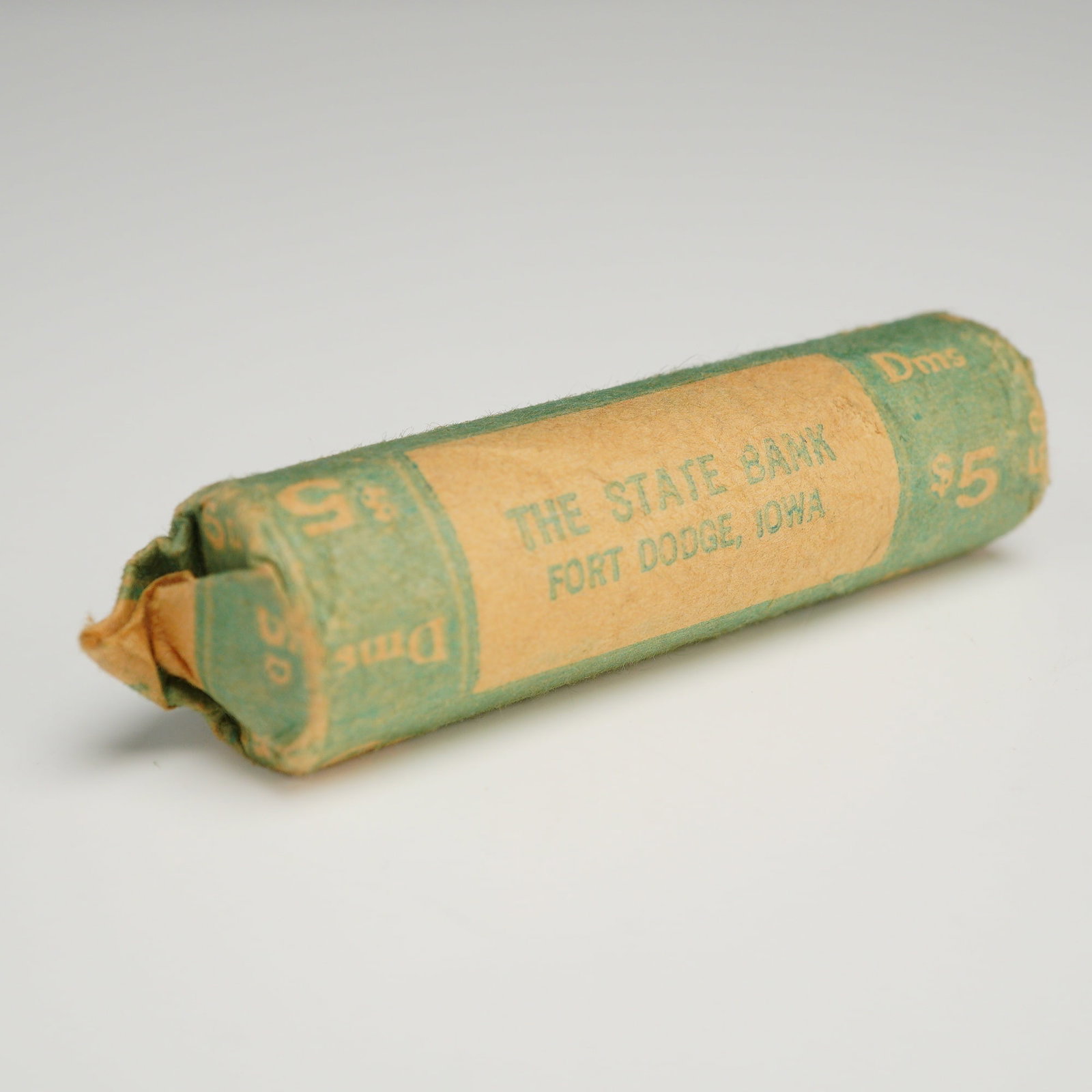 1 Roll of US $5.00 Bank Roll of 50 Mixed Date Dimes (1 of 3)