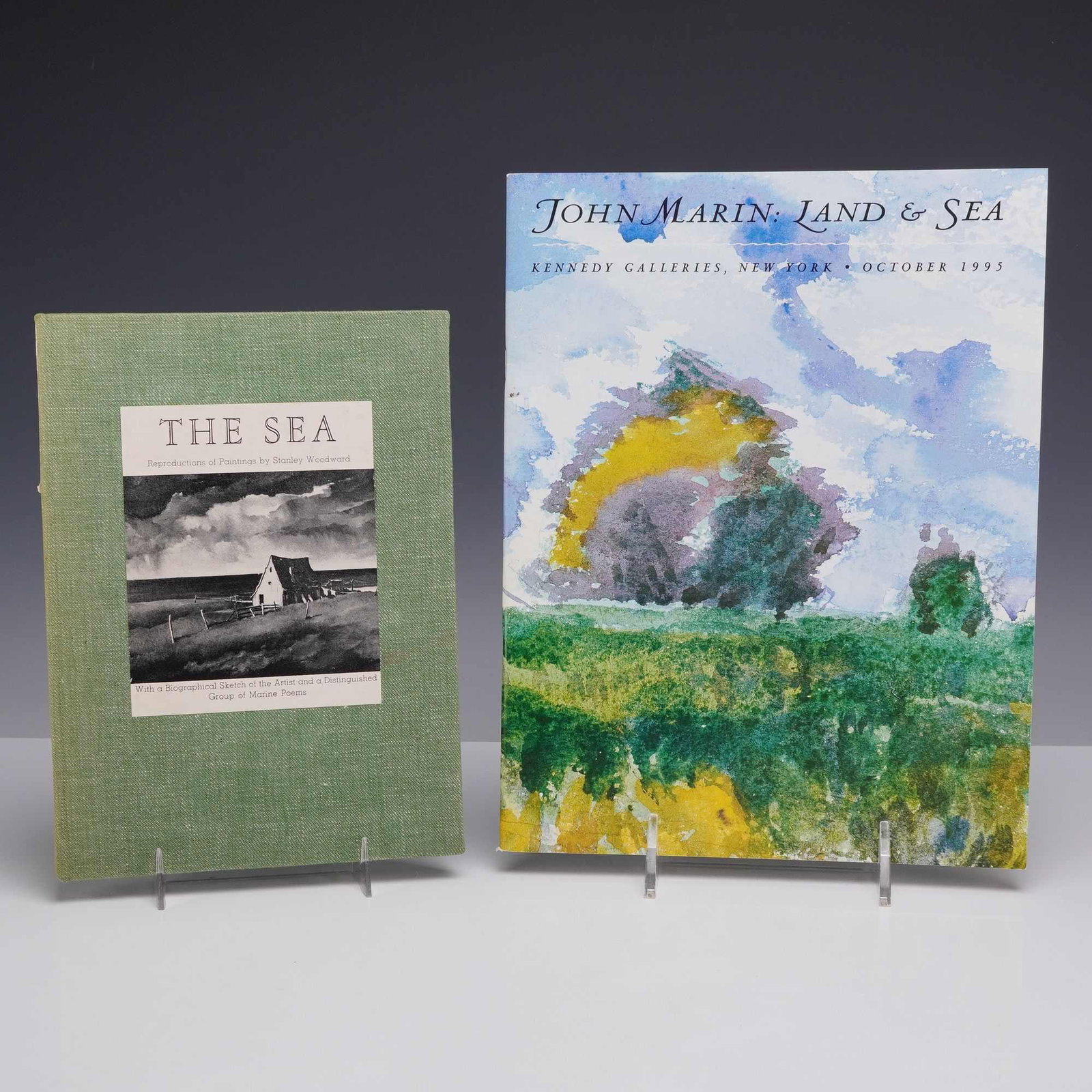 Woodward, Stanley. The Sea. Wake-Brook House. (Inscribed); and John Marin: Land & Sea (1995) (1 of 3)