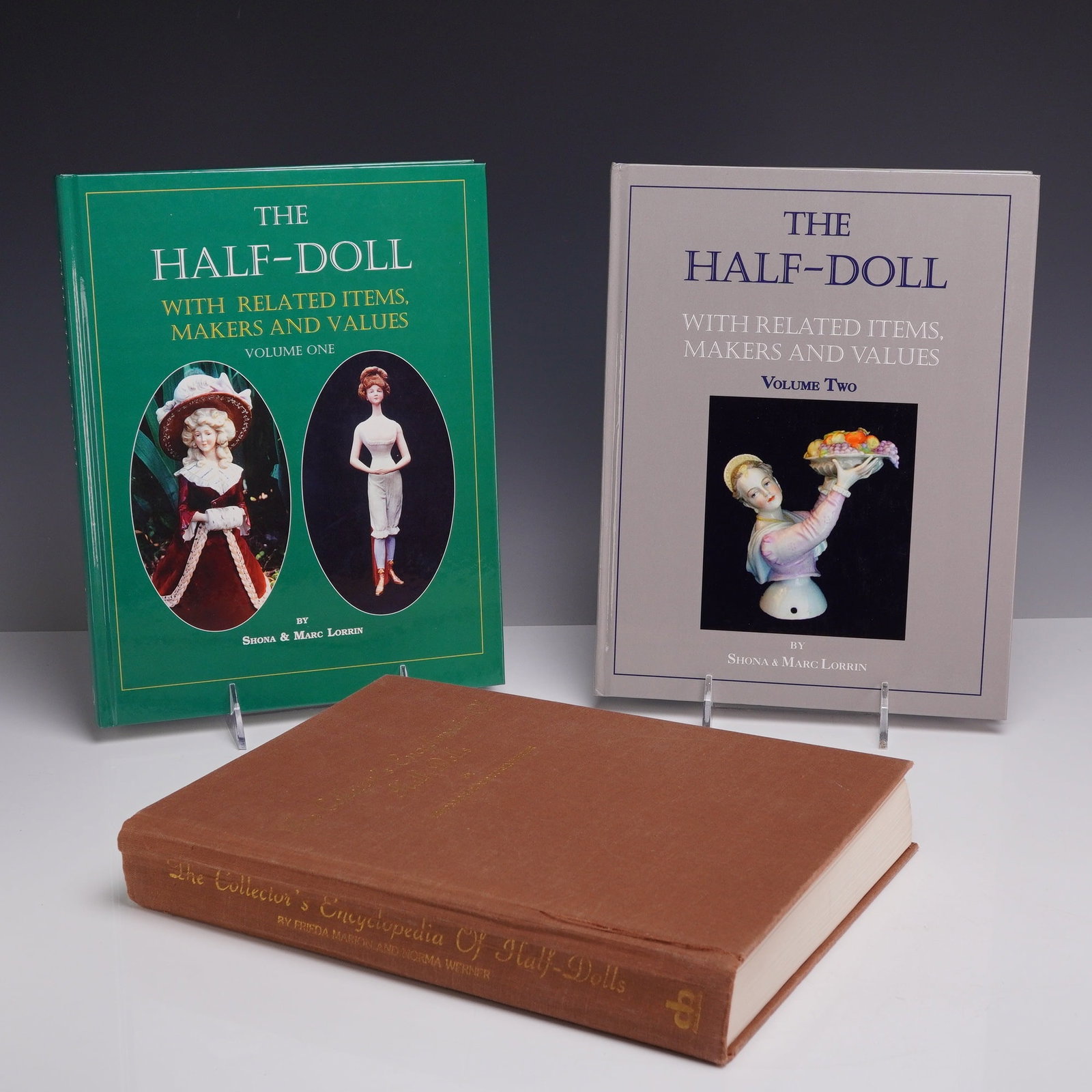 3pc Reference Books on Porcelain Half-Dolls, Signed (1 of 5)