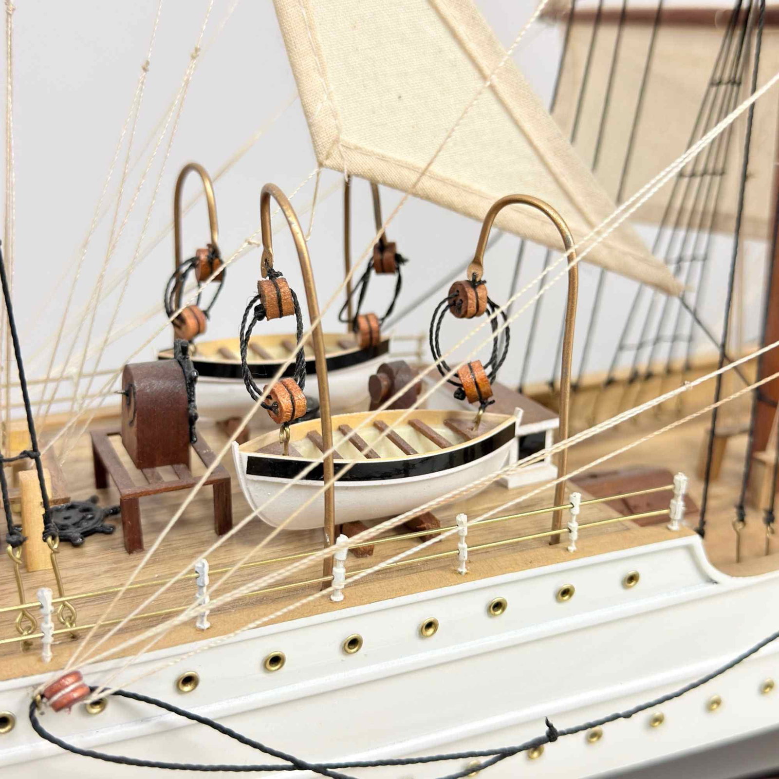 USCGC Eagle Barque Sailing Training Ship Model Replica - 3