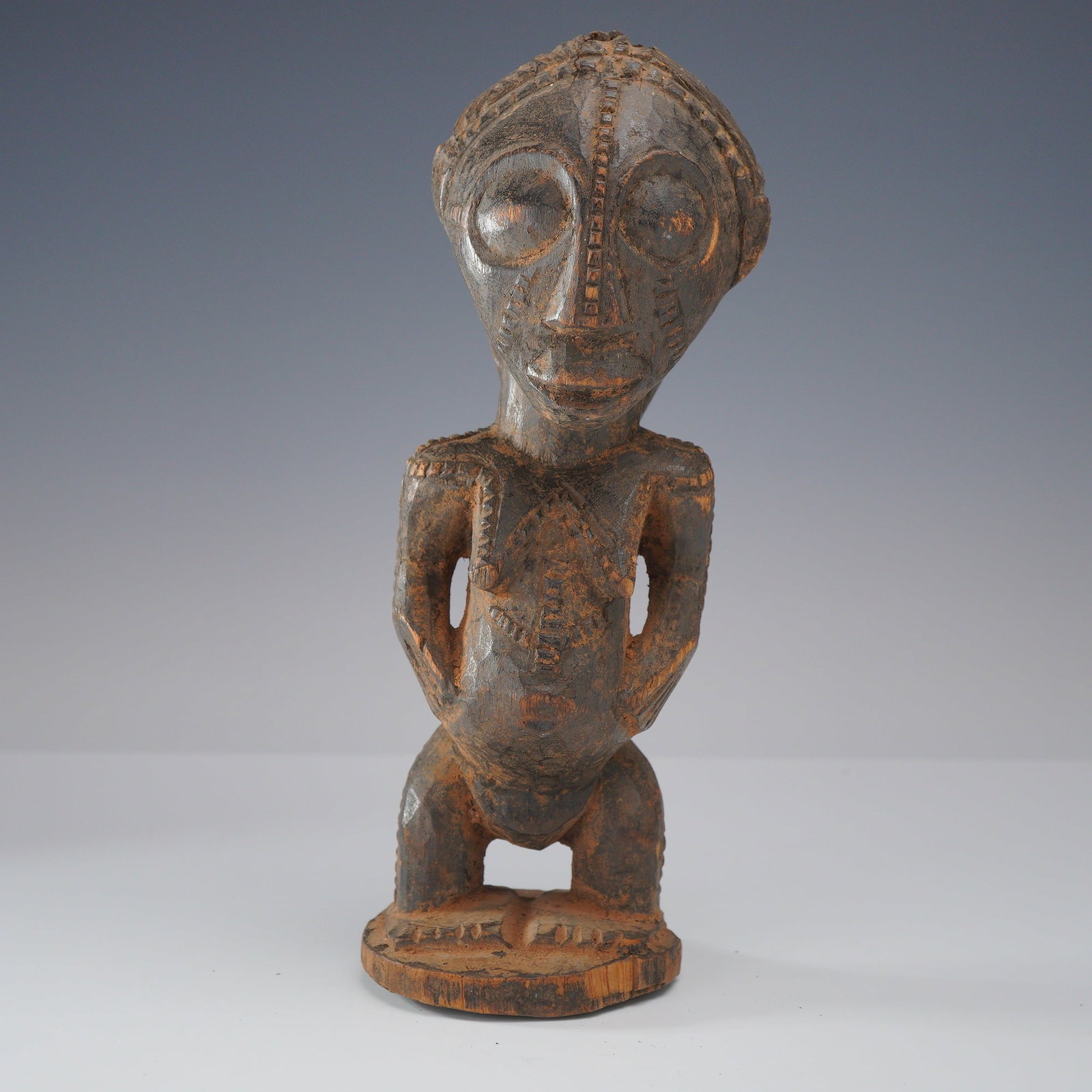 Central African Carved Wooden Fertility Figure (1 of 3)
