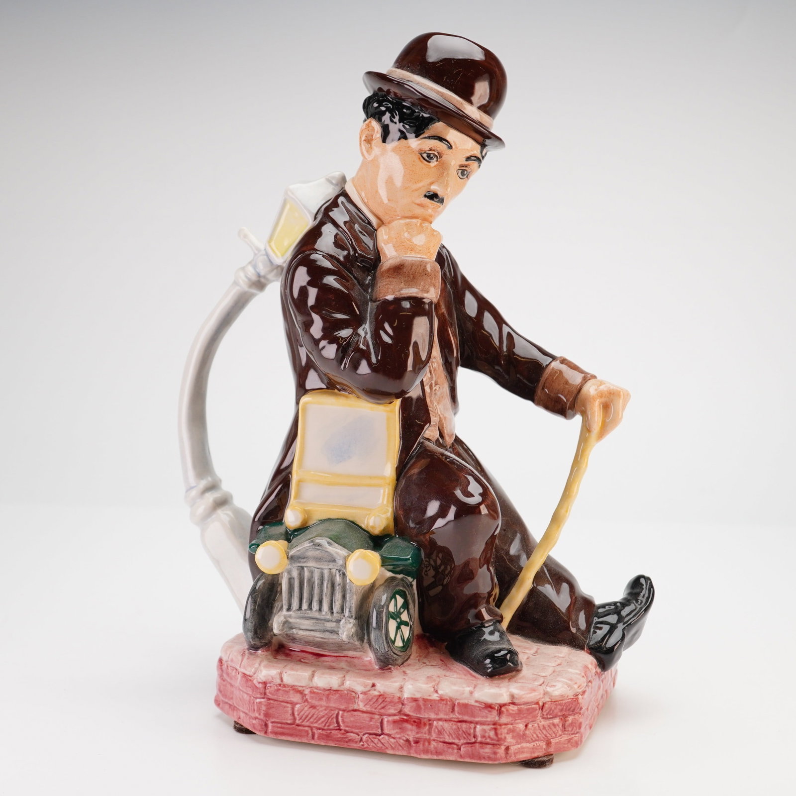 Kevin Francis The Prince of Clowns Charlie Chaplin Ceramic Figure Toby Jug (1 of 3)