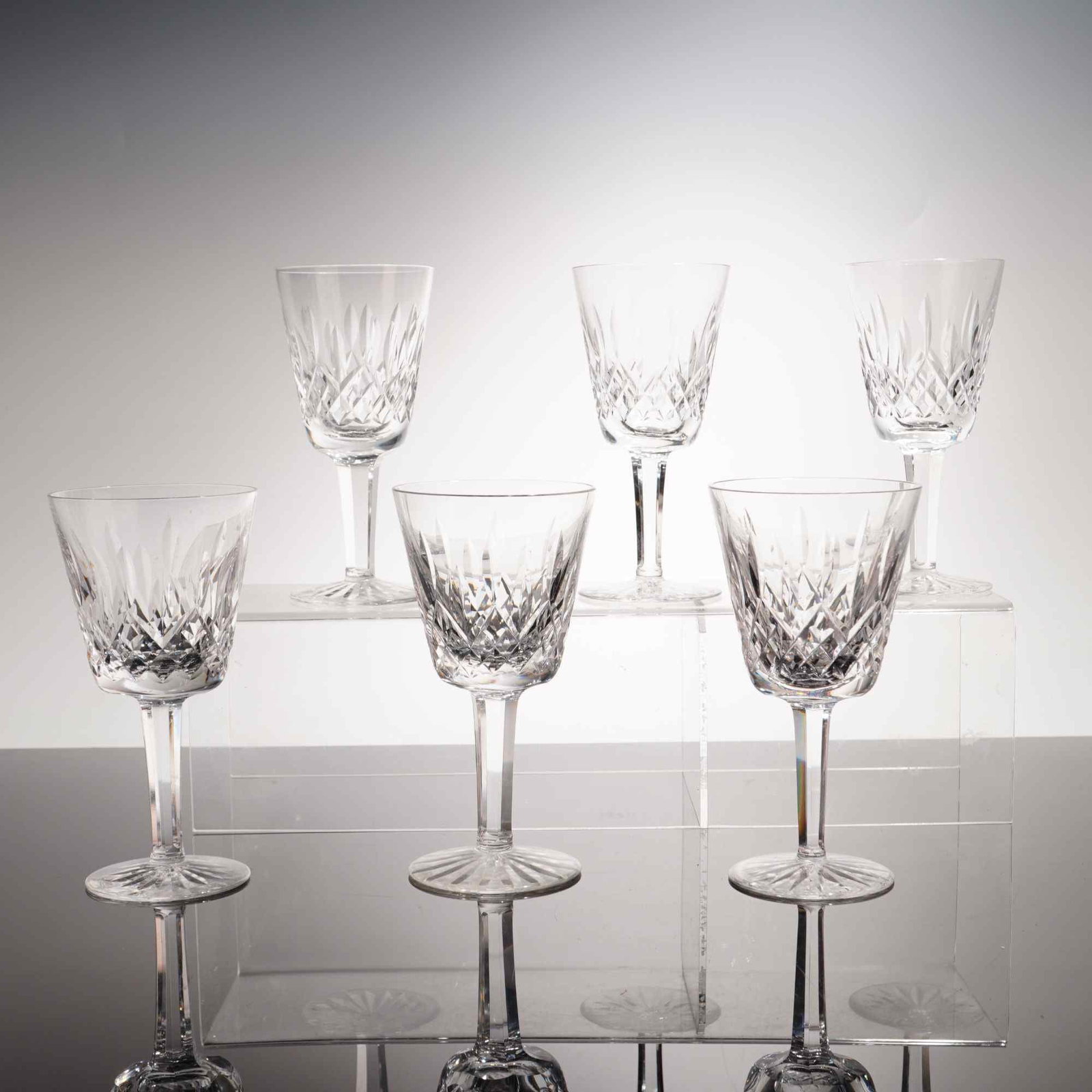 6pc Waterford Crystal Wine Glasses, Lismore (1 of 4)