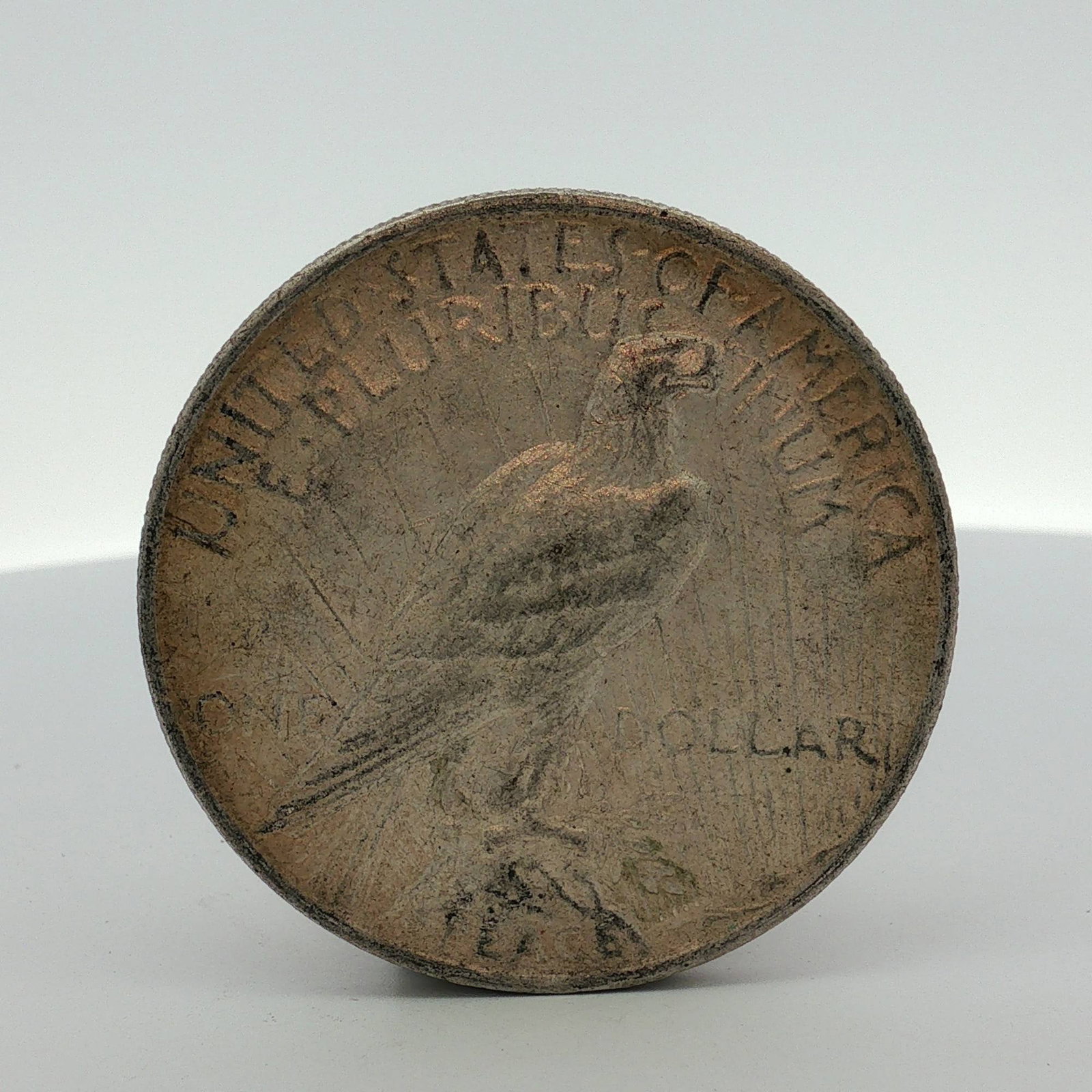 1923 US Silver Peace Dollar - 2