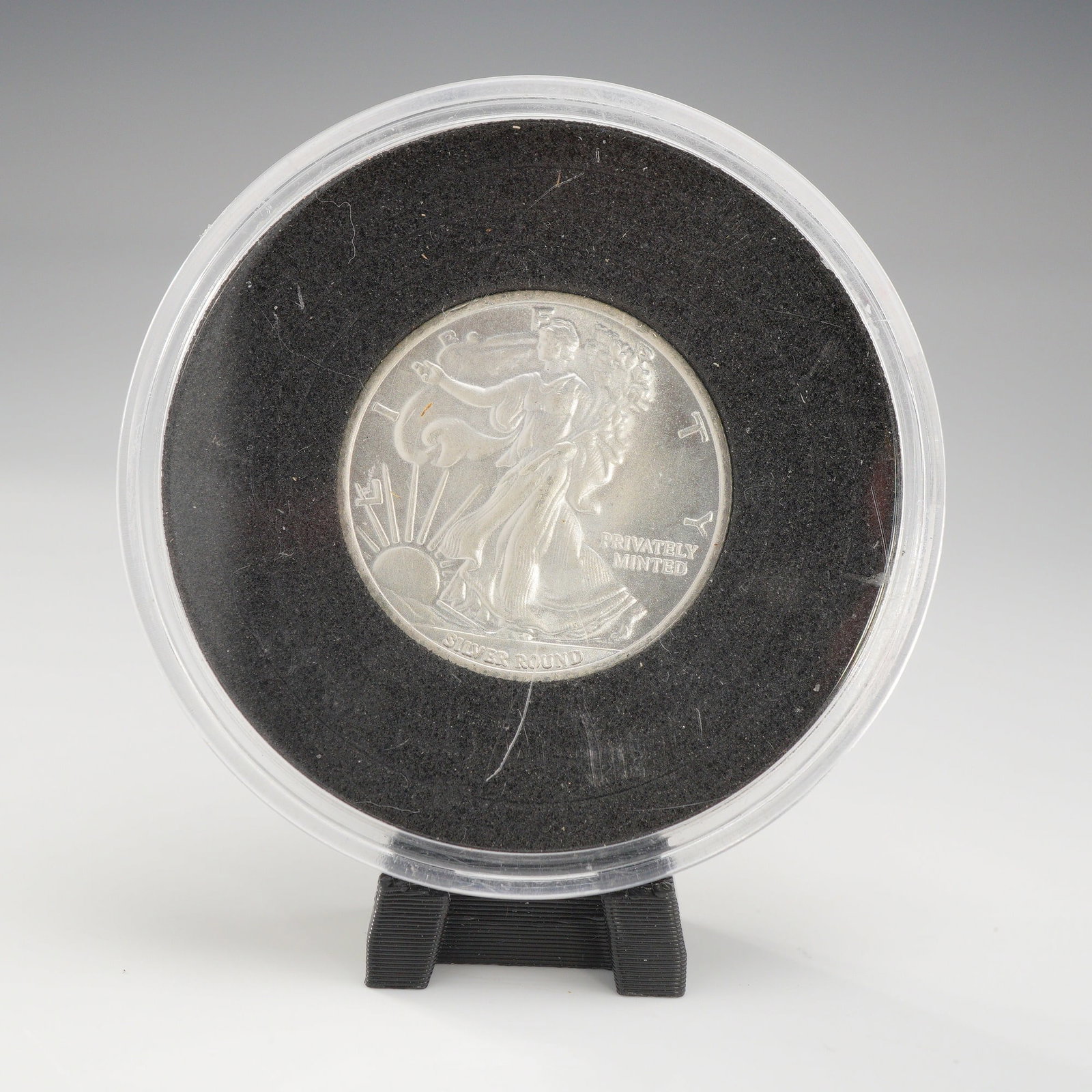 Money Metals Exchange Silver Walking Liberty Round 1/4 Troy Oz. (1 of 3)