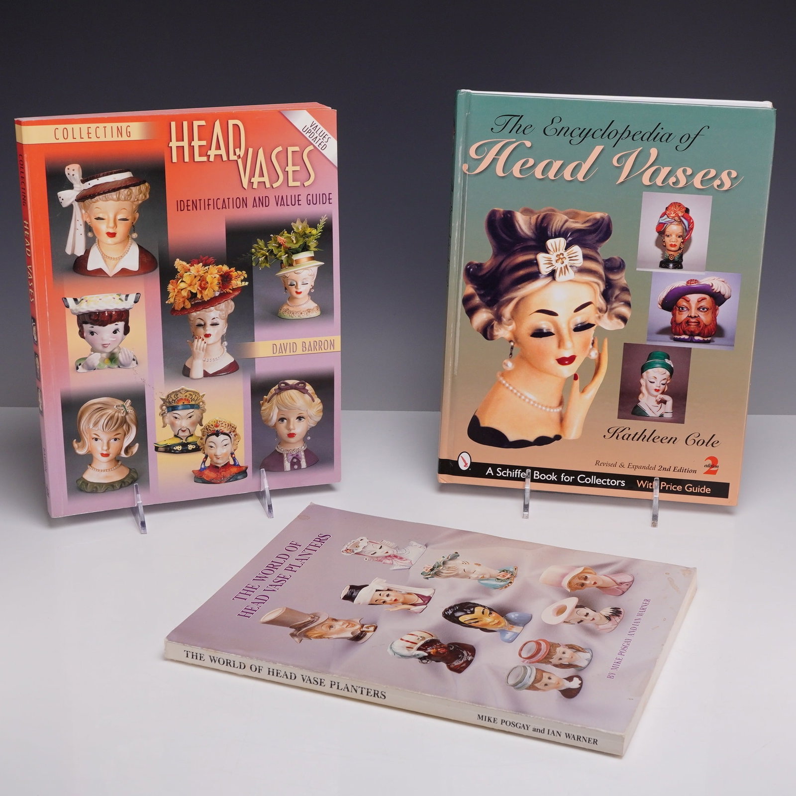 3pc Head Vase Collector Reference Books (1 of 3)