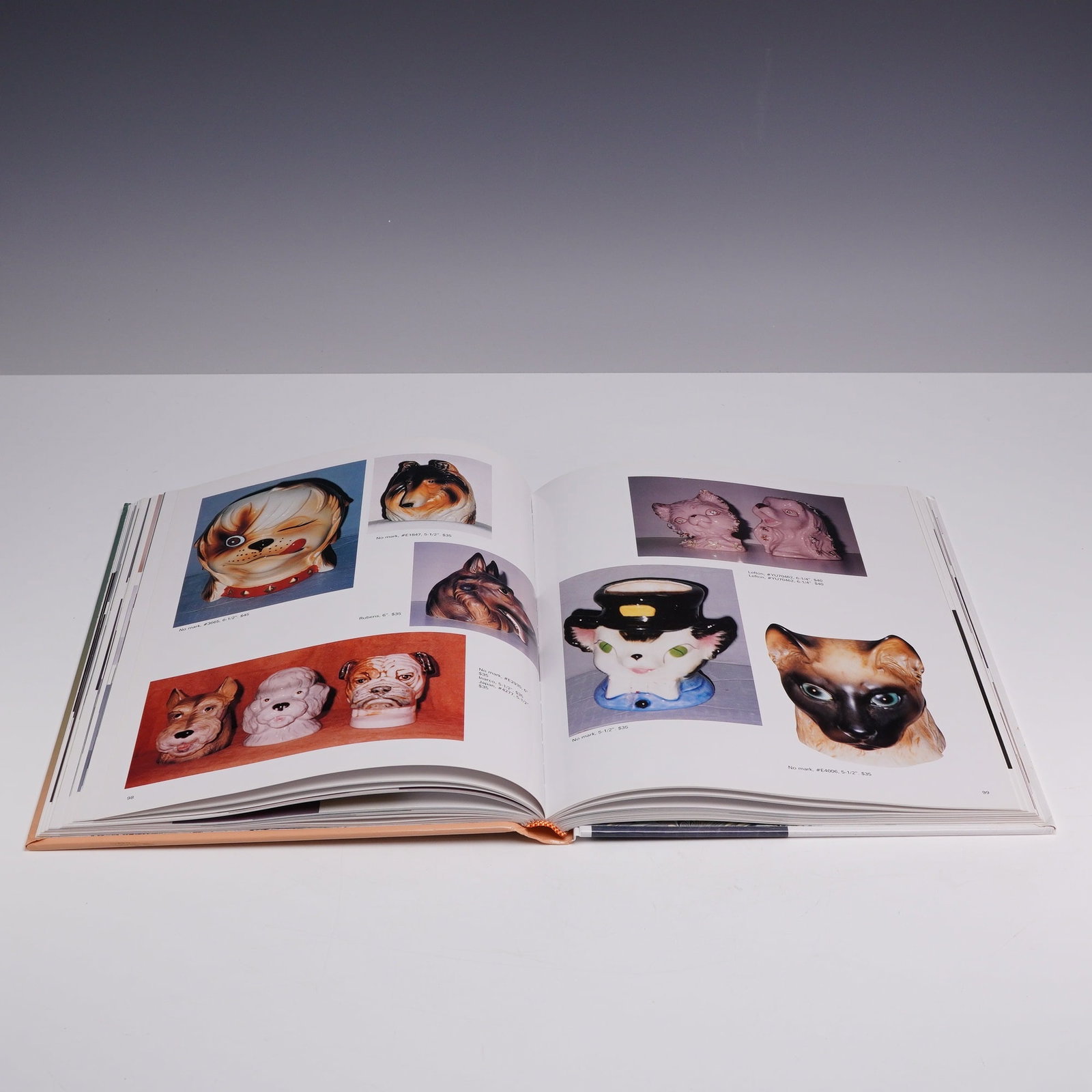 3pc Head Vase Collector Reference Books - 2