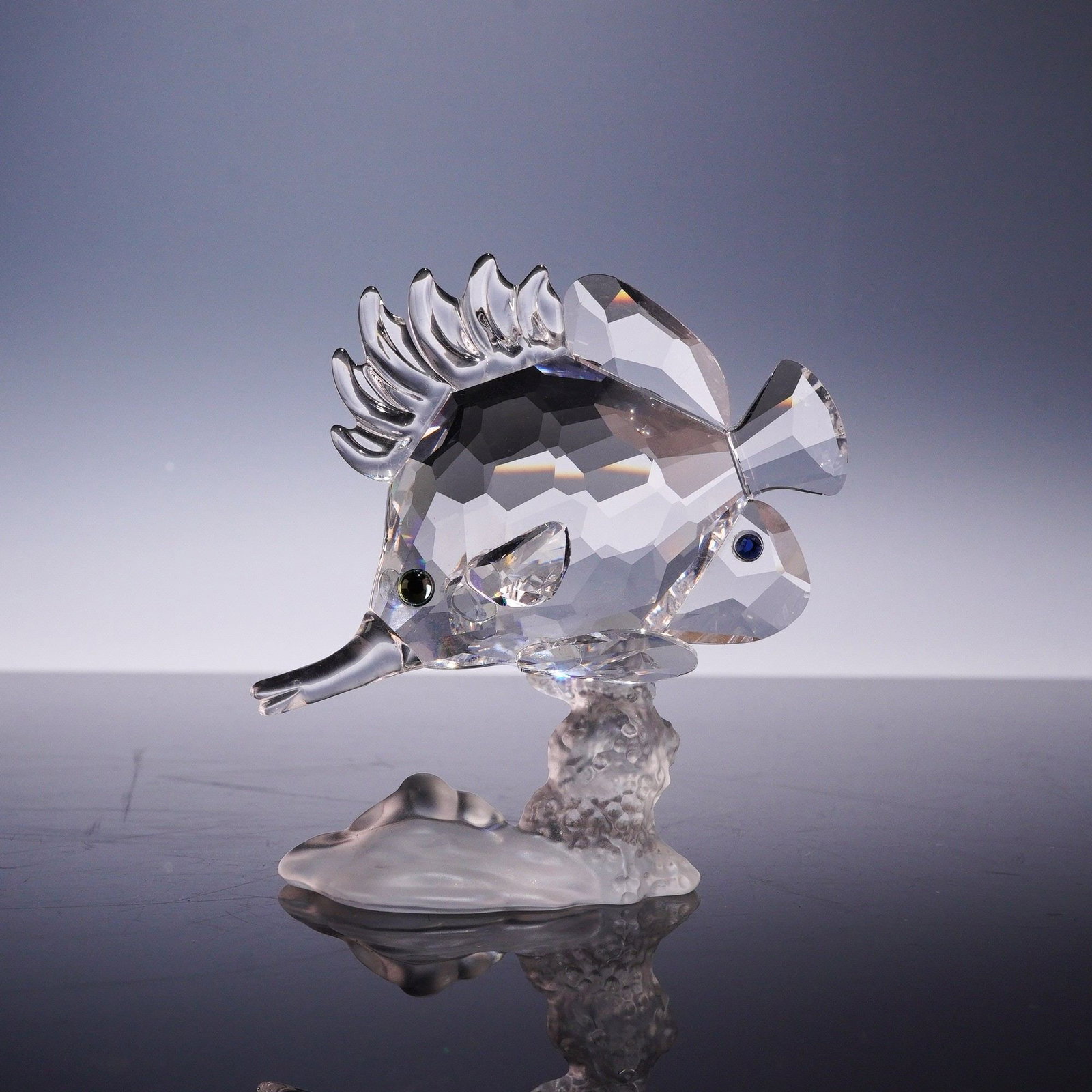 Swarovski Crystal Figurine, Longnose Butterfly Fish (1 of 5)