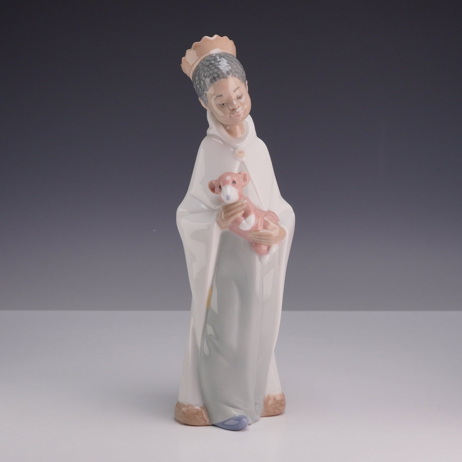 Lladro Porcelain Figurine King Balthasar 1004675 with Box (1 of 5)