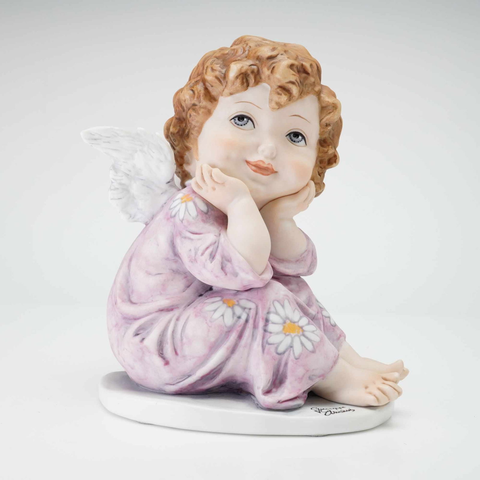 Giuseppe Armani Florence Porcelain Angel Figurine Happiness 7117C (1 of 5)