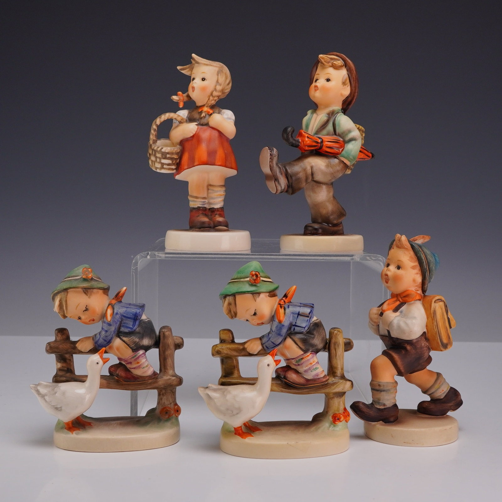 5pc Goebel Hummel Porcelain Figurines (1 of 3)