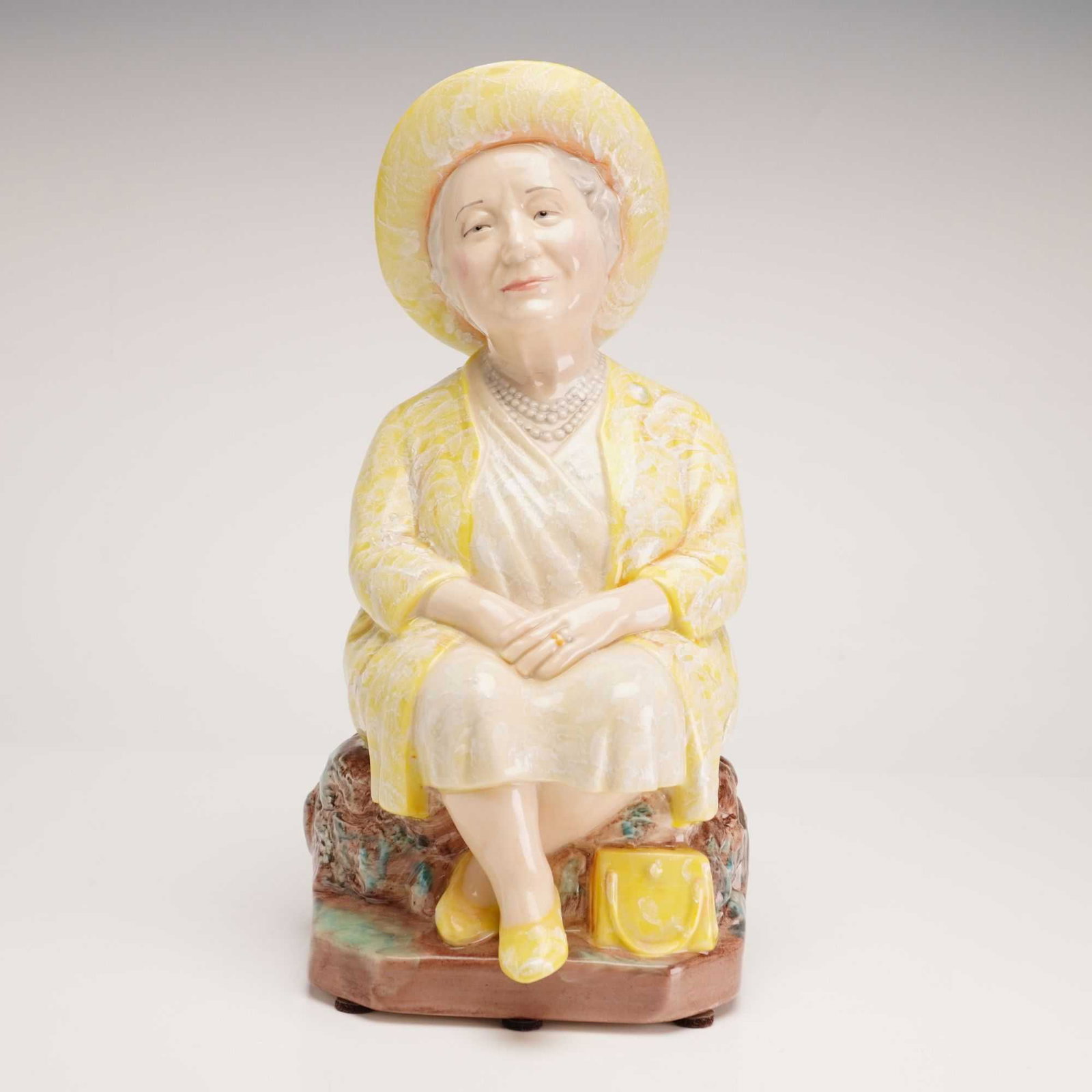 Kevin Francis Ceramics Commemorative Character Jug, The Queen Mother (1 of 4)