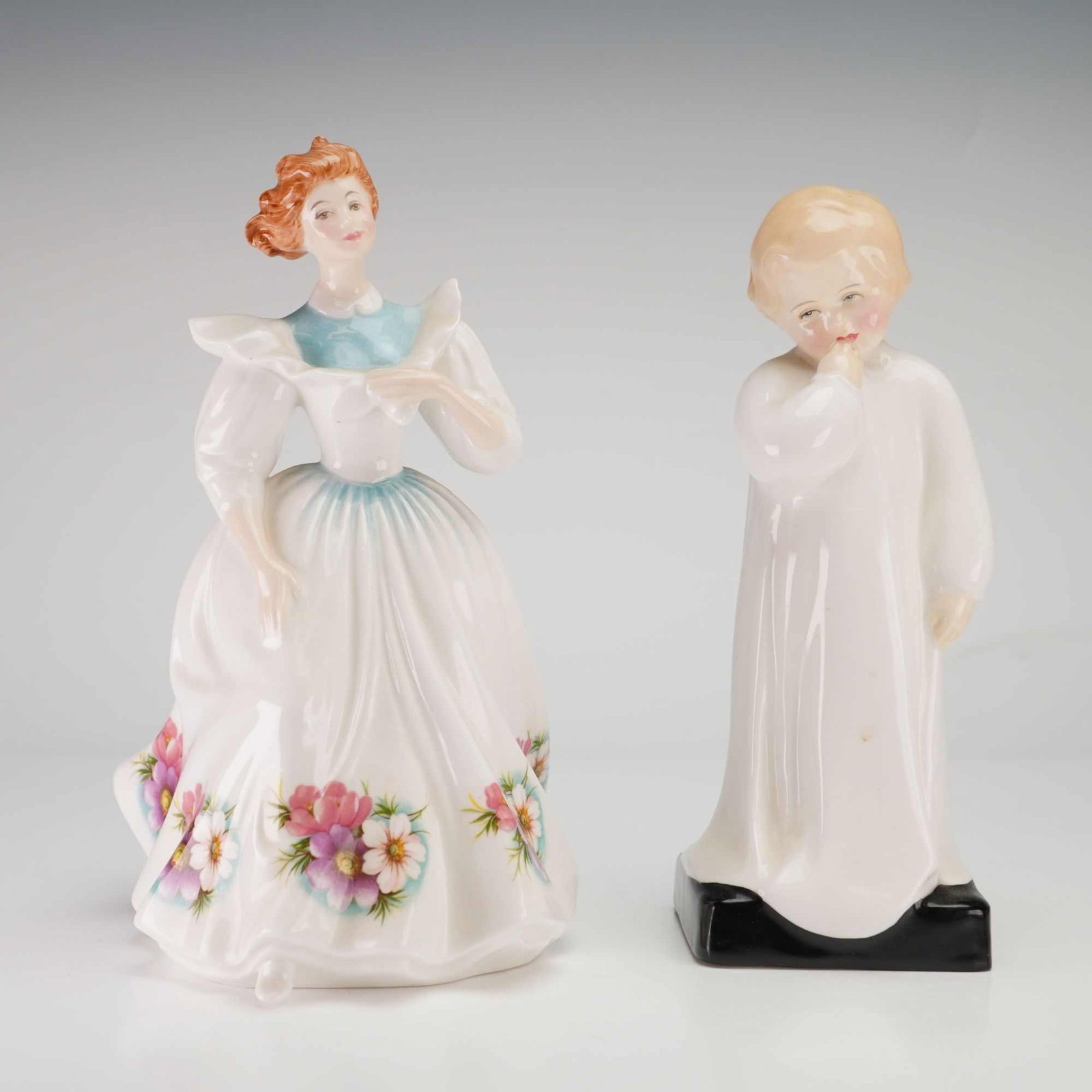 Two Royal Doulton Figurines, October HN 2693 and Darling HN 1319 (1 of 3)