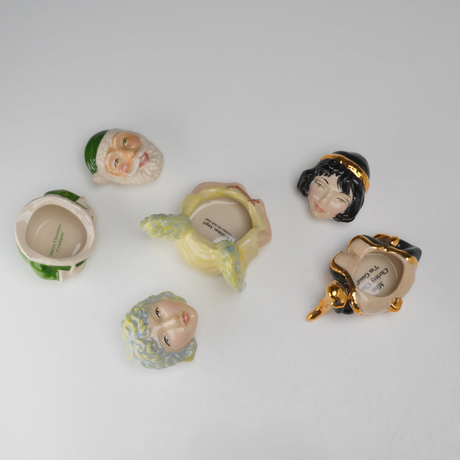 3pc Kevin Francis Face Pots, Including Prototype - 2
