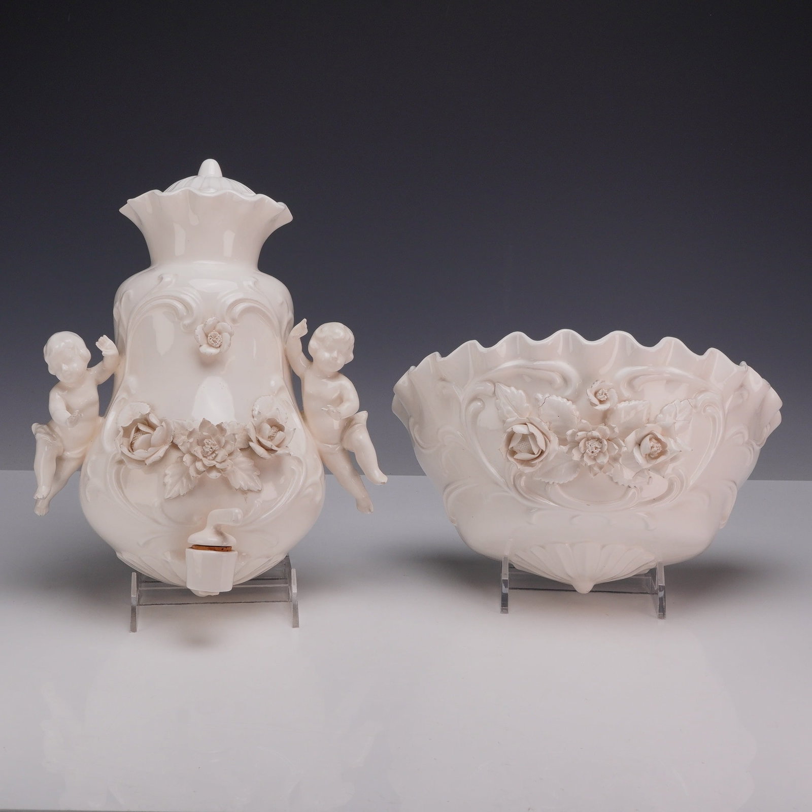 2pc Lenwile Ardalt Porcelain Lavabo Set (1 of 3)