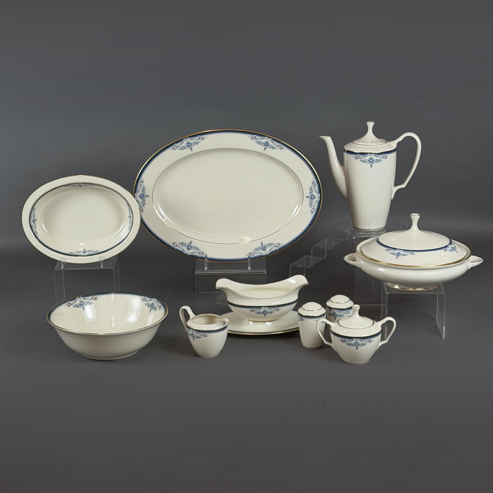 10pc Lenox Presidential Collection Columbia Ceramic Tableware Set (1 of 7)
