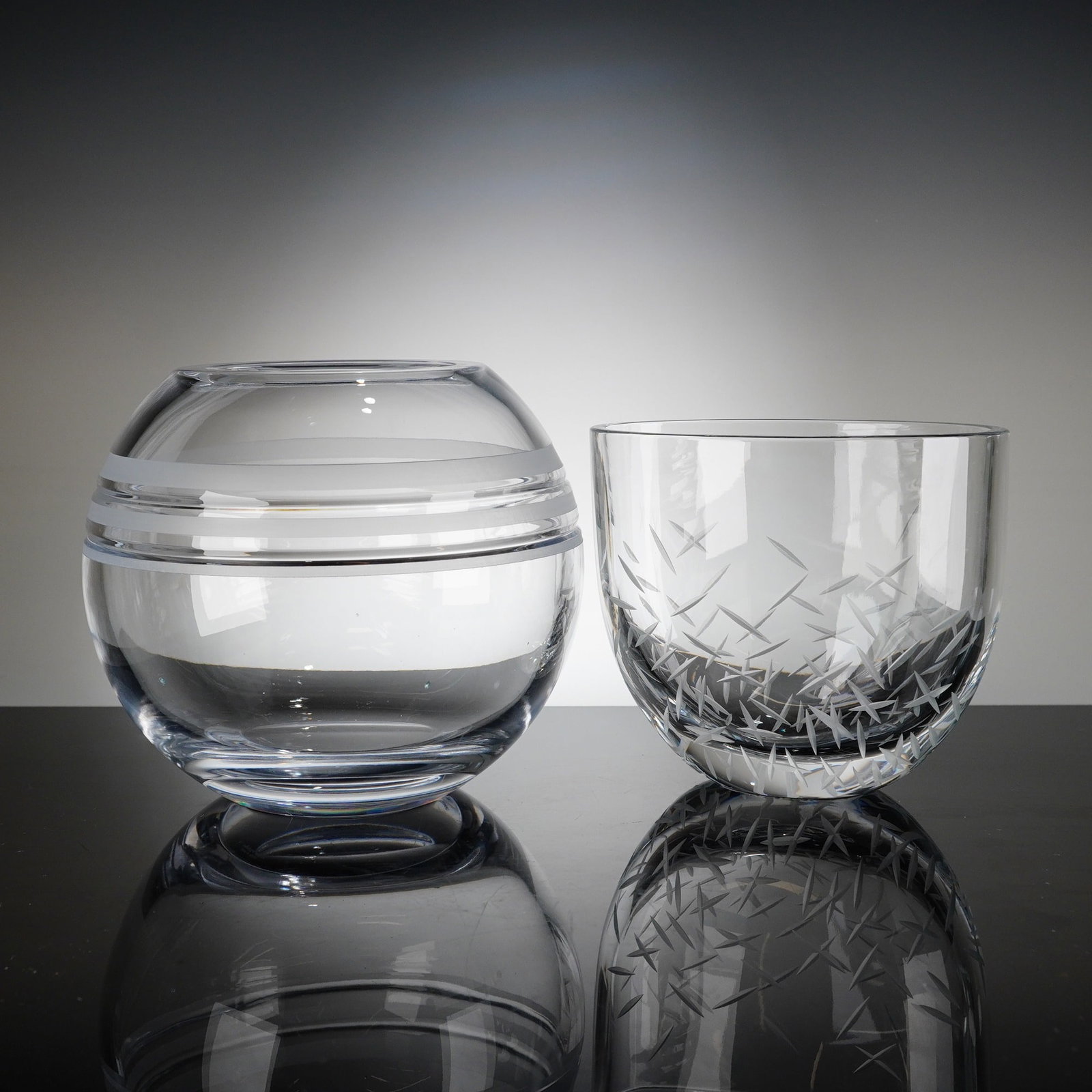 2pc Kate Spade New York Crystal Rose Bowls (1 of 6)