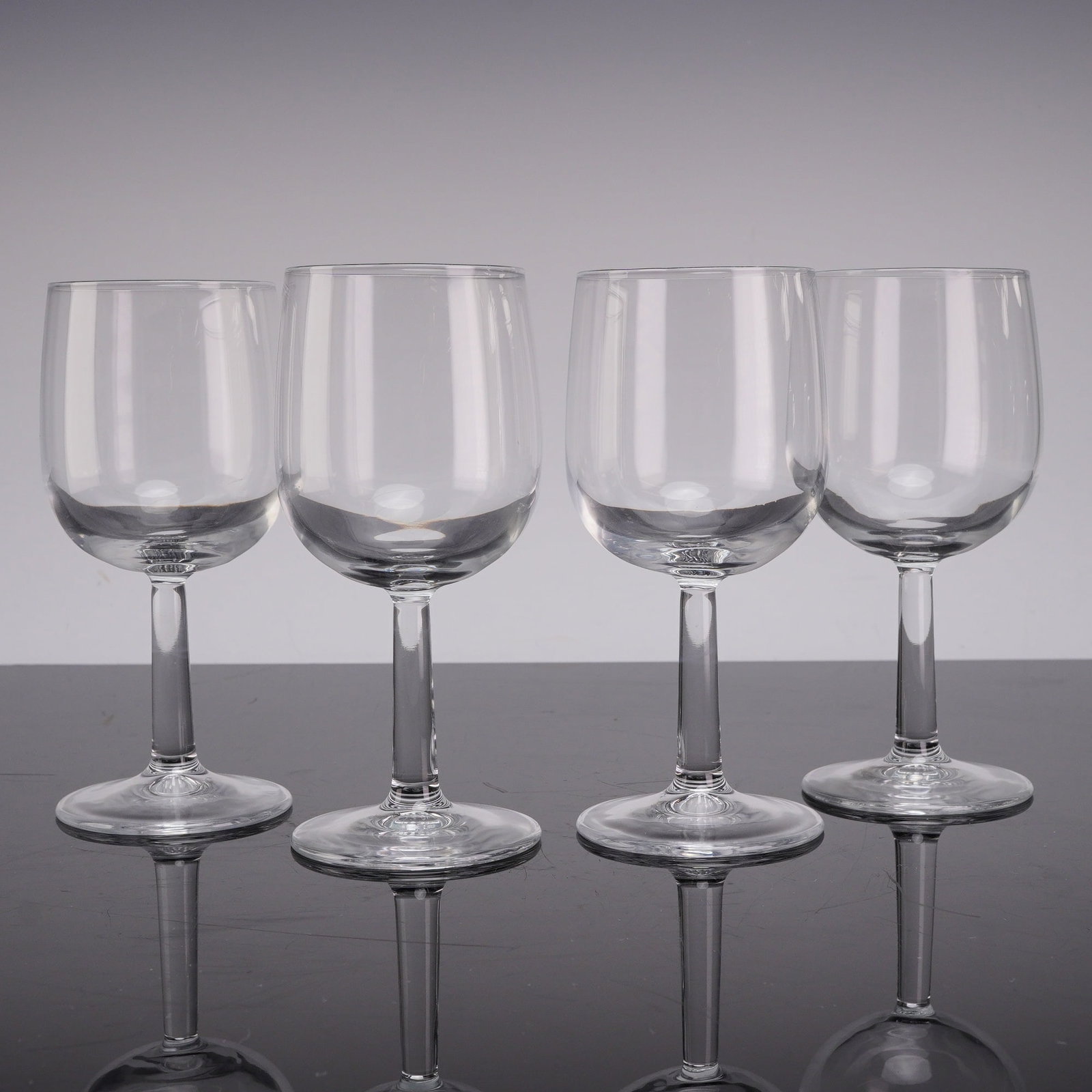 Set of 4 Vintage Italian Stemmed Wine Glasses (1 of 4)