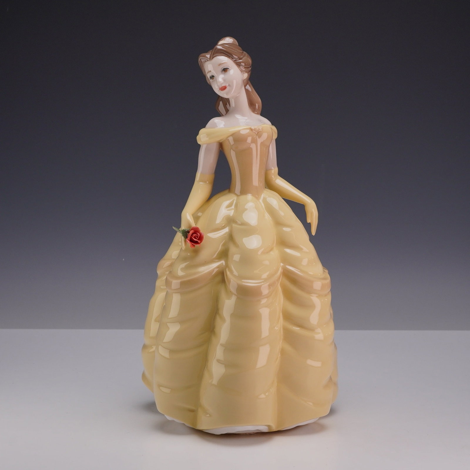 NAO Disney Collection Porcelain Figurine, Princess Belle Model 02001708 (1 of 4)