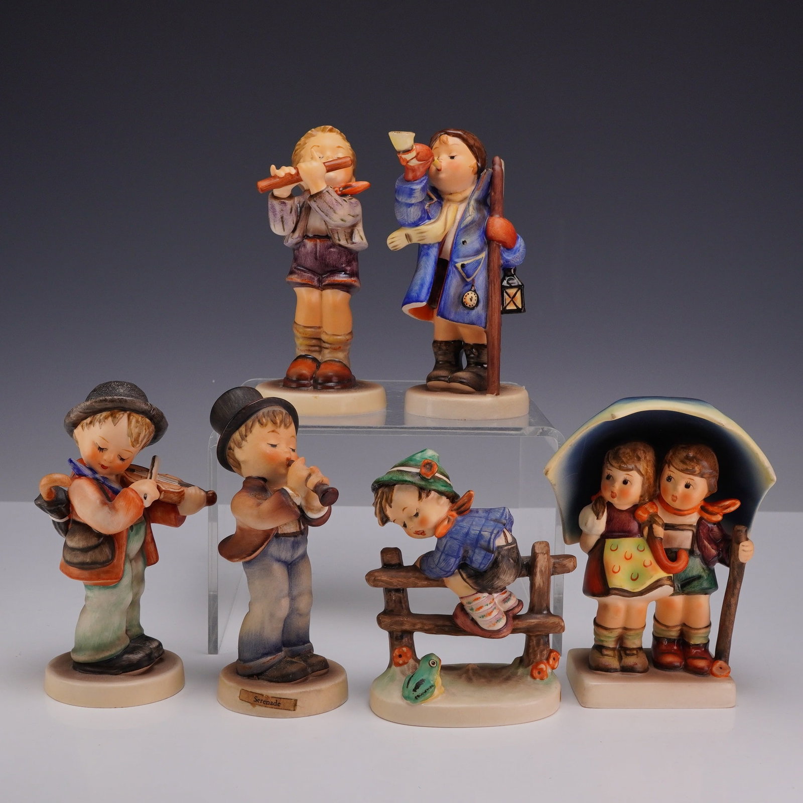 6 pc Goebel Hummel Porcelain Figurines (1 of 3)