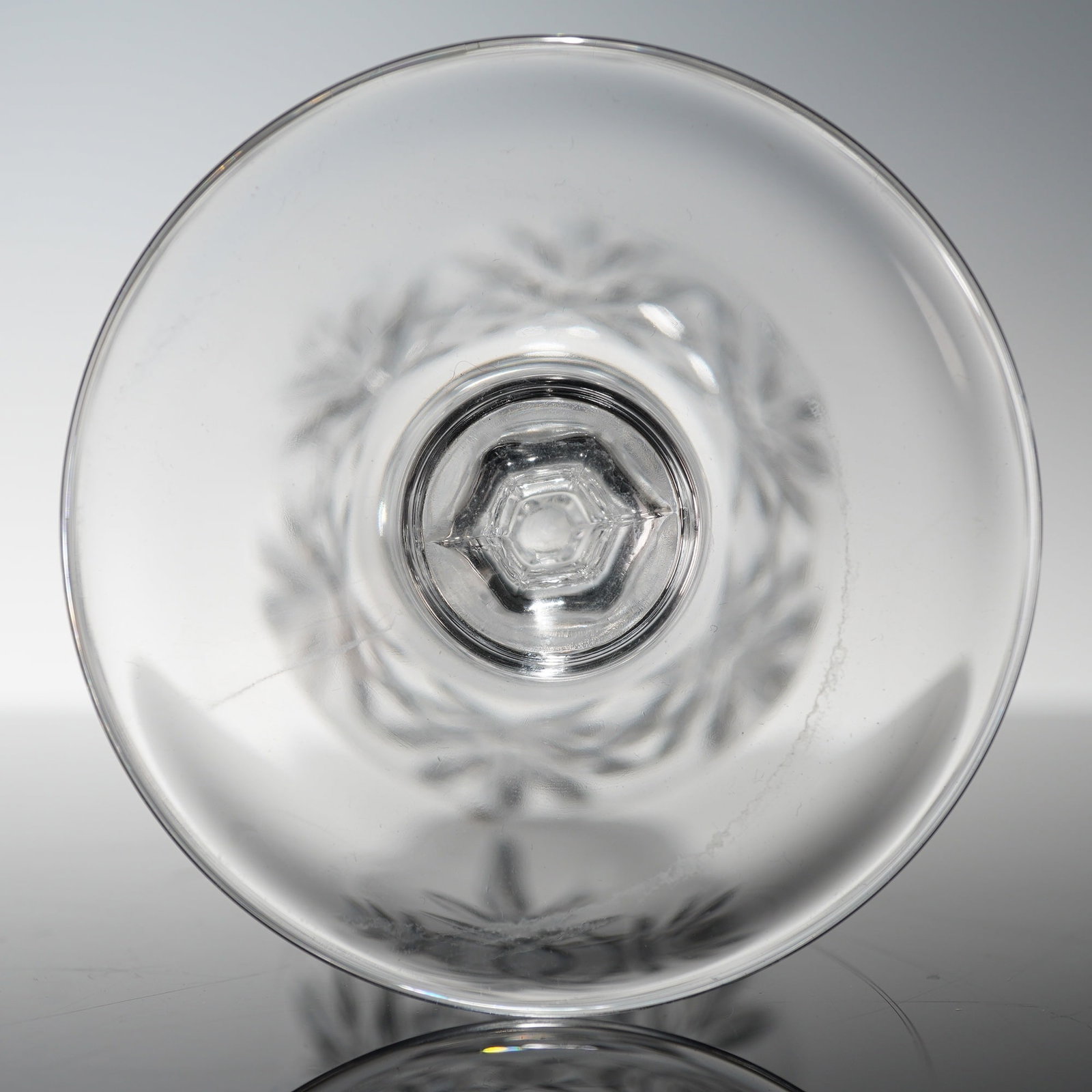 6pc Crystal Wine Glasses - 4