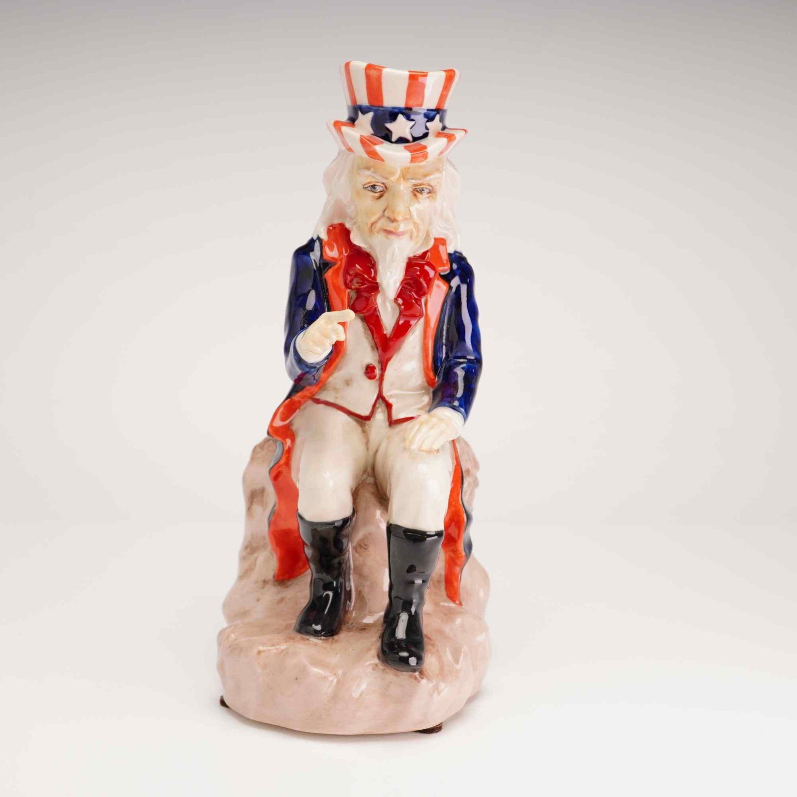 Kevin Francis Peggy Davies Ceramics Limited Edition Toby Jug, Uncle Sam Mount Rushmore (1 of 3)