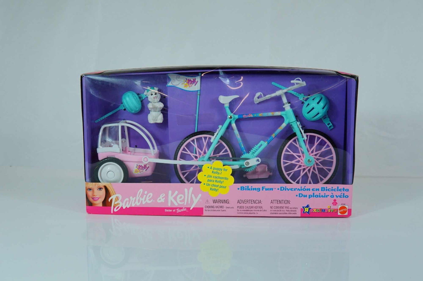 Mattel Barbie and Kelly Biking Fun Playset, 2002. (1 of 3)