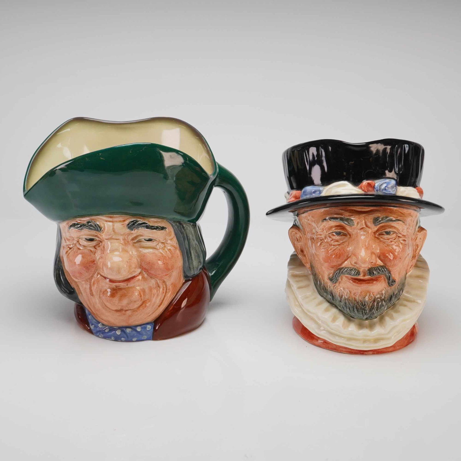 2pc Royal Doulton Large Character Jugs, Toby Philpots and Beefeater (1 of 3)