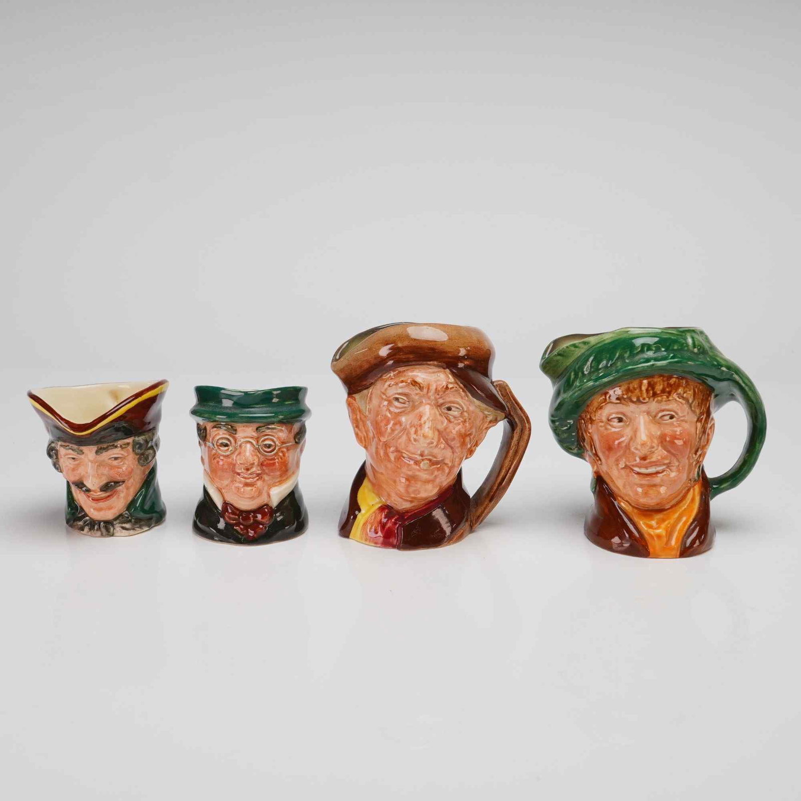 4pc Royal Doulton Small and Mini Character Jugs Collection (1 of 3)