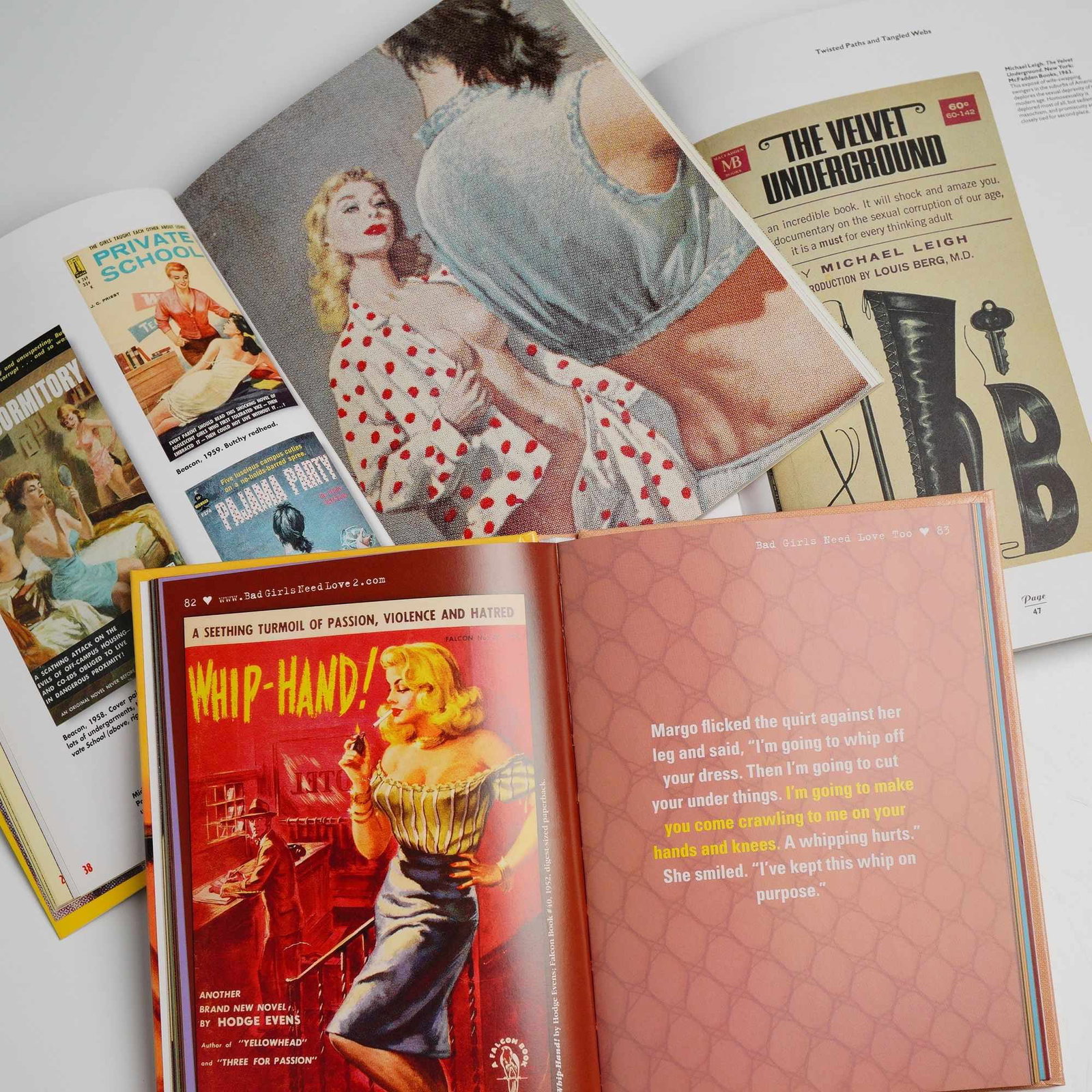 Three Pulp Fiction Reference Books including Queer Pulp - 2