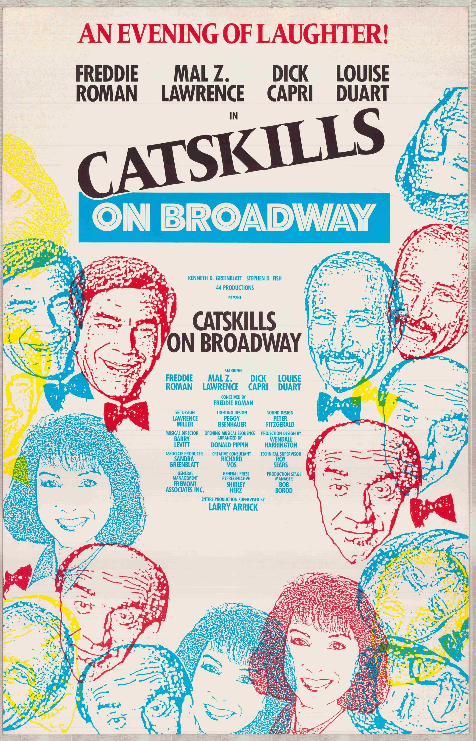 Catskills on Broadway Original Broadway Production Poster Featuring Freddie Roman (1 of 1)