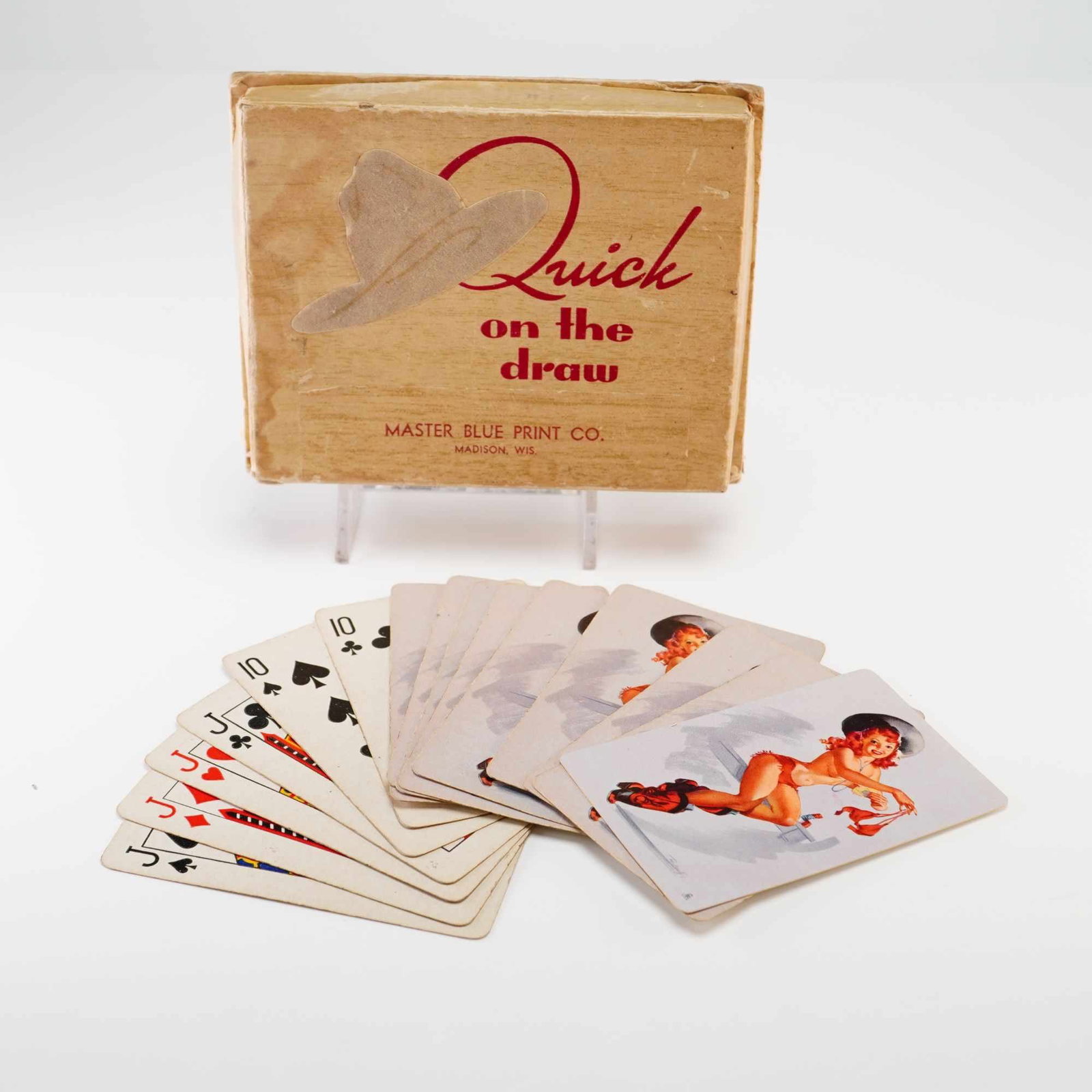 Bill Medcalf Quick on the Draw Pin-Up Playing Card Double Deck (1 of 2)