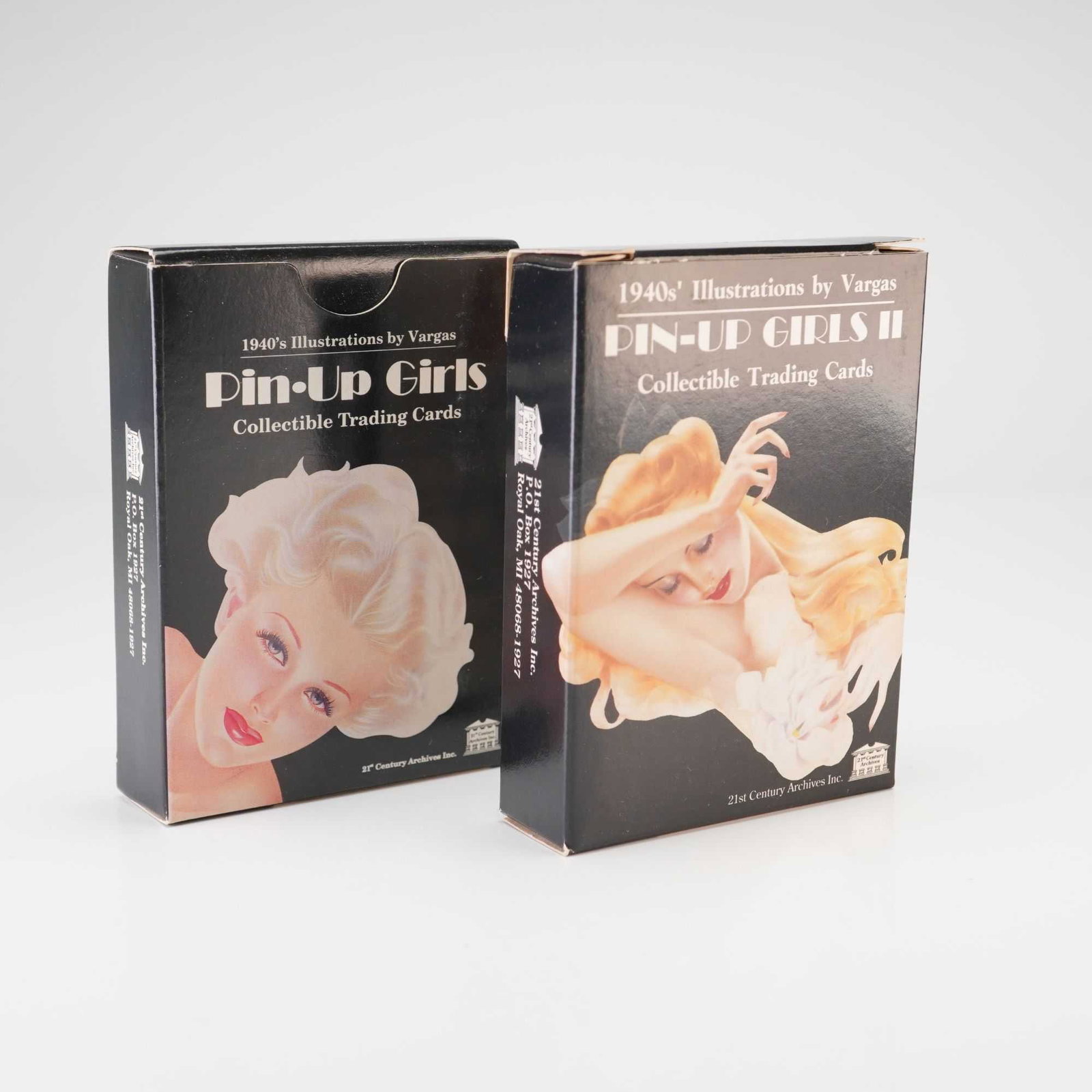2pc 21st Century Archives Inc. 1940s Illustrations by Vargas Pin-Up Girls Trading Card Sets (1 of 3)
