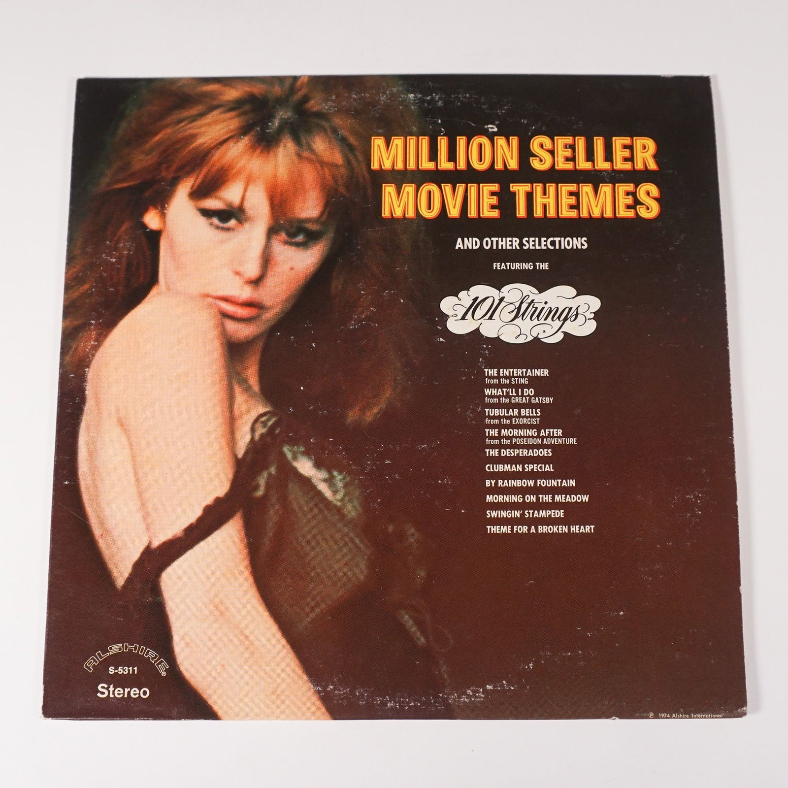 101 Strings Million Seller Movie Themes Vinyl LP, Alshire S-5311 (1 of 3)