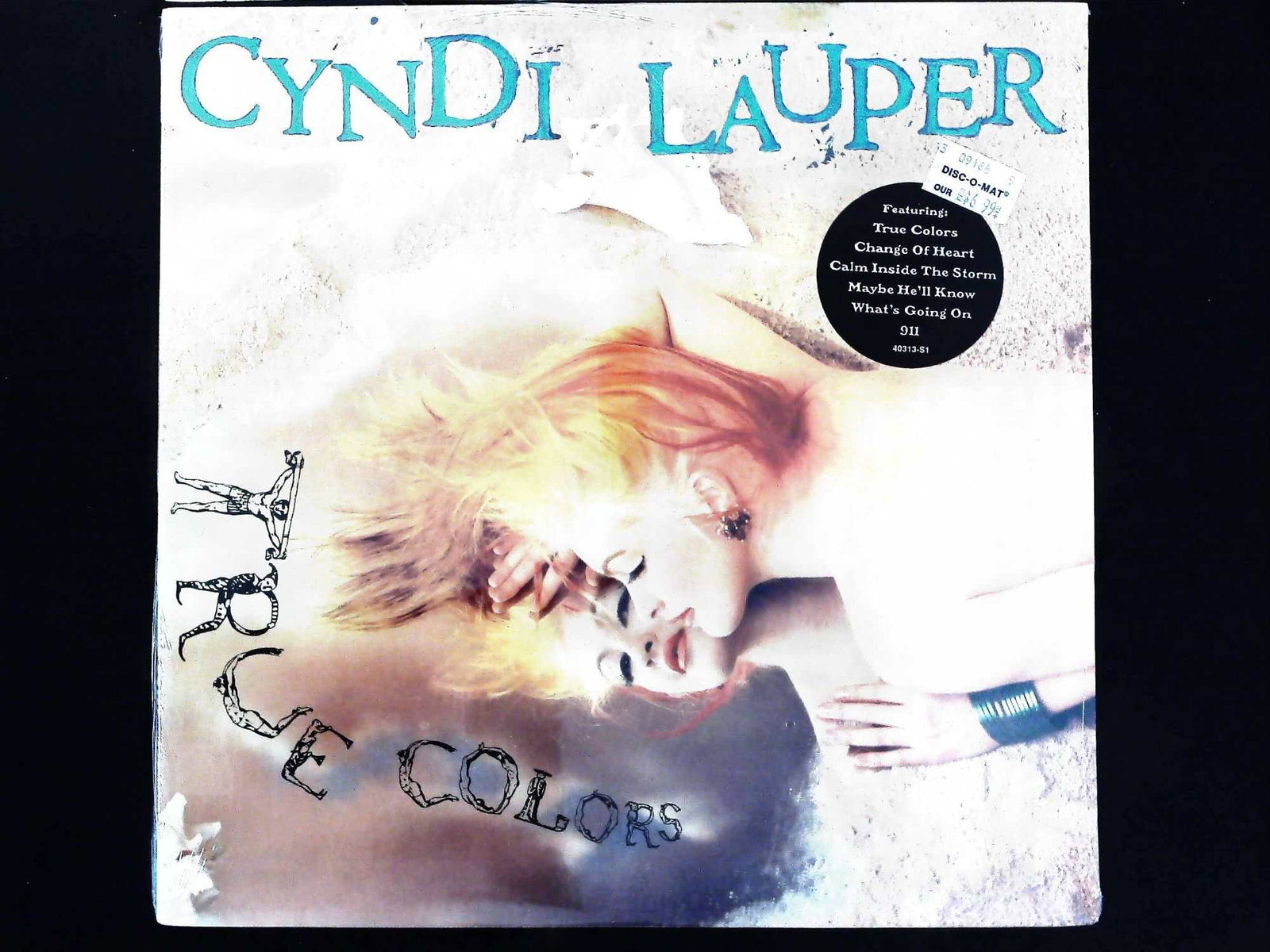 Cyndi Lauper True Colors LP Record Album (1 of 2)