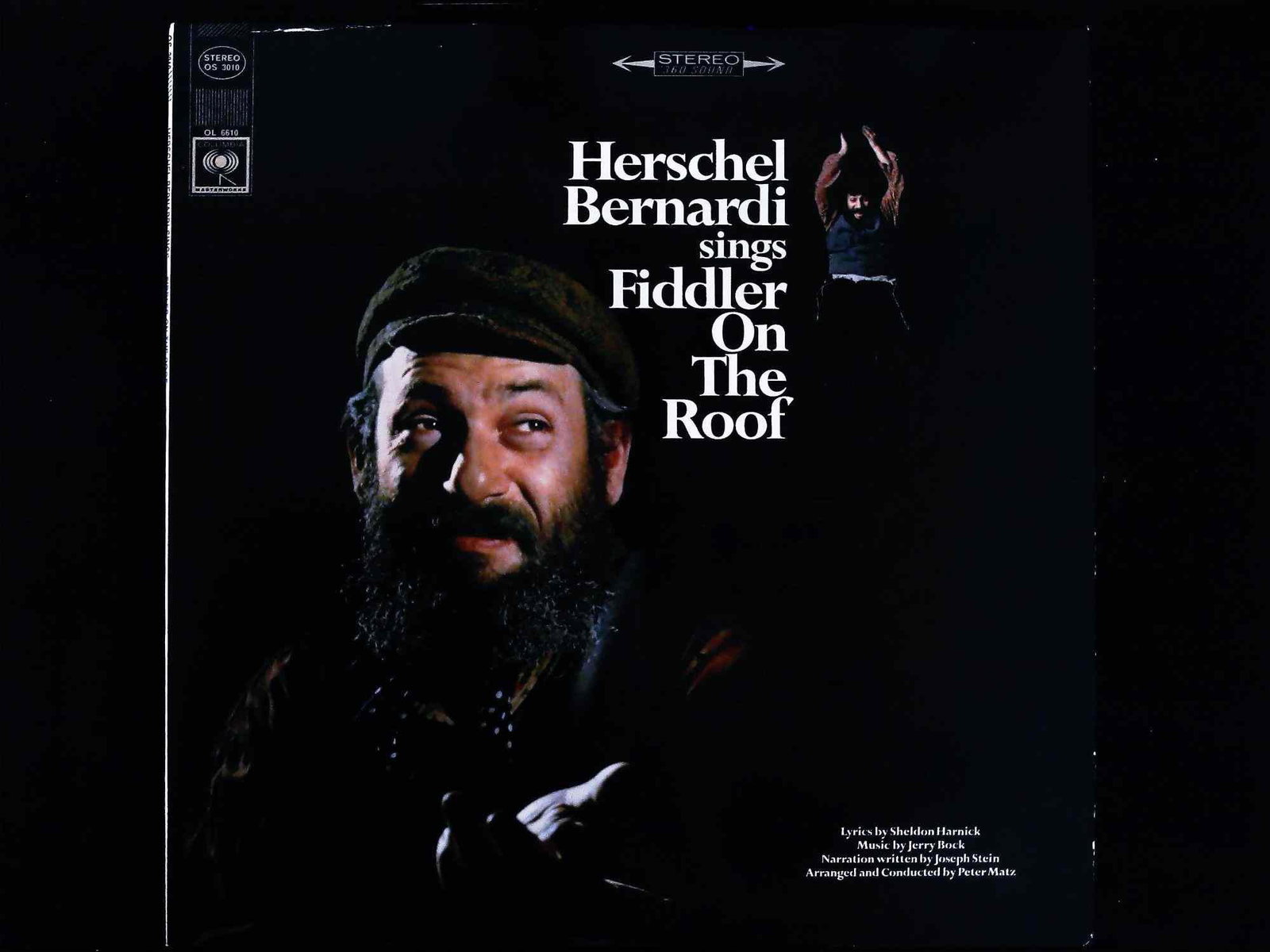 Herschel Bernardi Sings Fiddler On The Roof Columbia Masterworks Vinyl LP (1 of 3)
